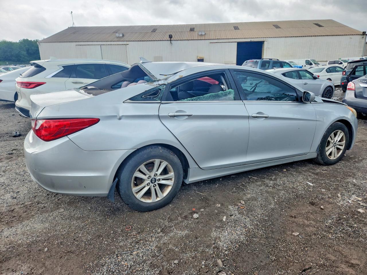 2011 Hyundai Sonata Gls Silver vin: 5NPEB4AC6BH118219