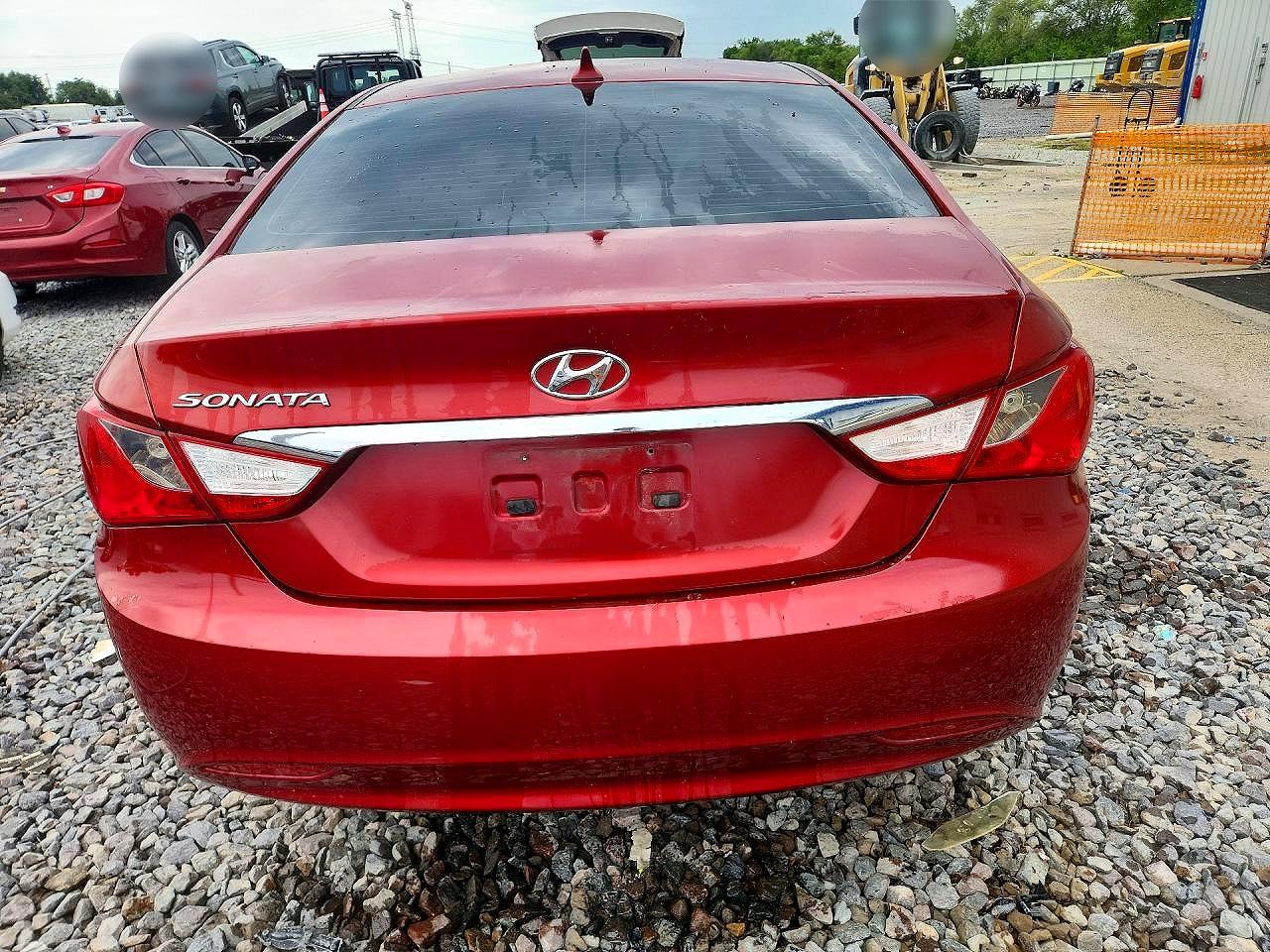 2011 Hyundai Sonata Gls Red vin: 5NPEB4AC6BH125848