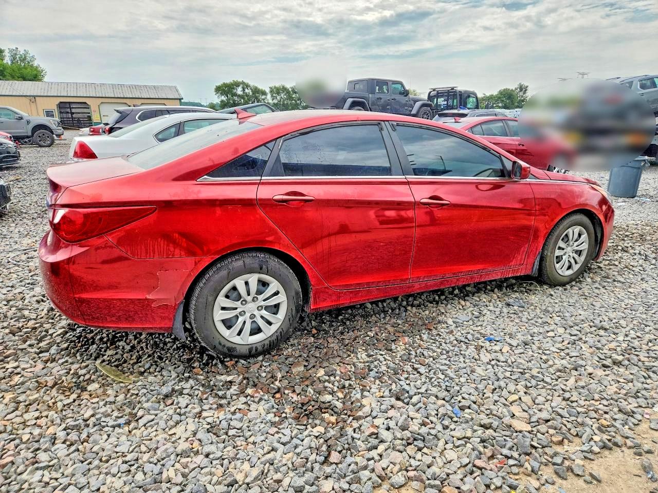 2011 Hyundai Sonata Gls Red vin: 5NPEB4AC6BH125848
