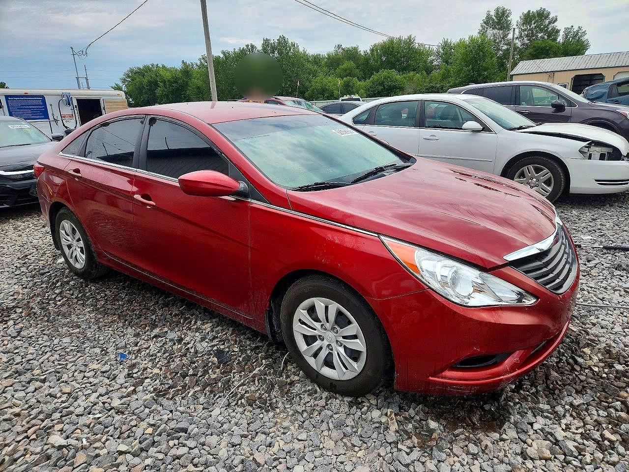 2011 Hyundai Sonata Gls Red vin: 5NPEB4AC6BH125848
