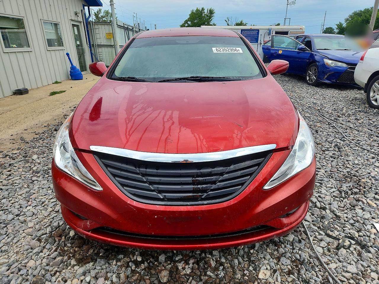 2011 Hyundai Sonata Gls Red vin: 5NPEB4AC6BH125848