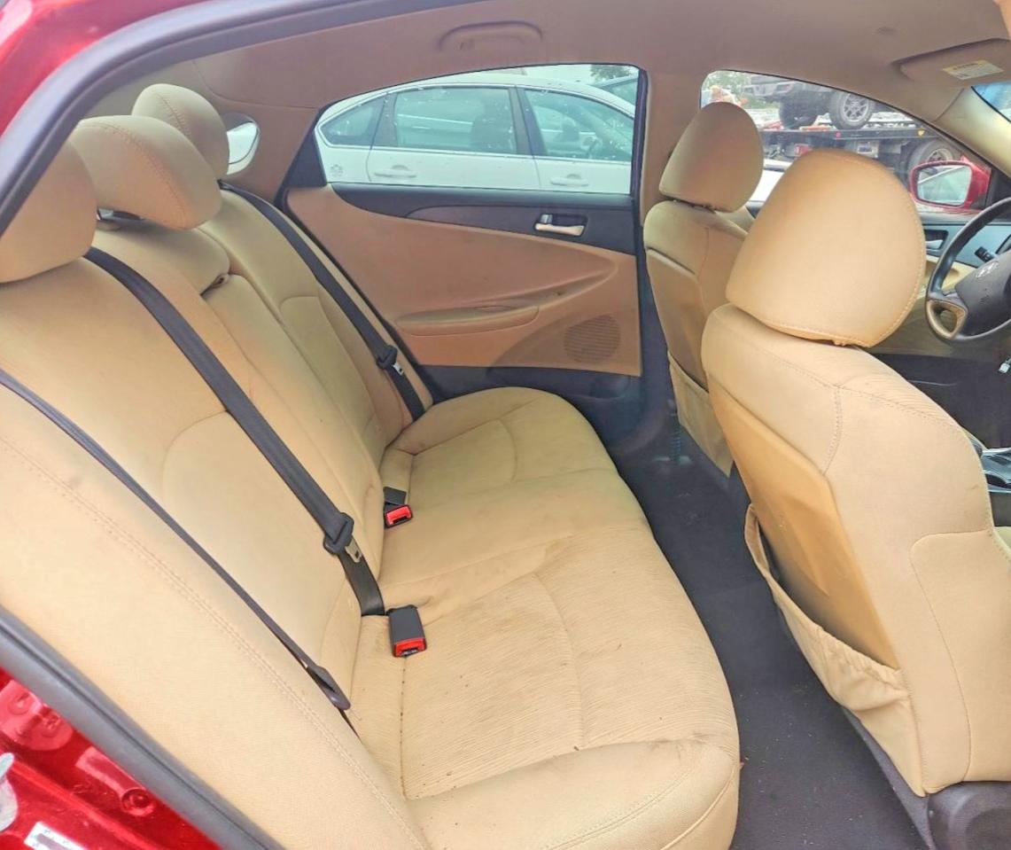 2011 Hyundai Sonata Gls Red vin: 5NPEB4AC6BH125848
