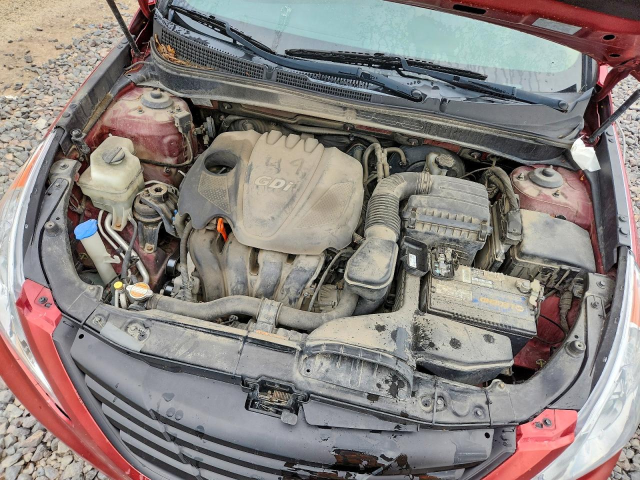 2011 Hyundai Sonata Gls Red vin: 5NPEB4AC6BH125848