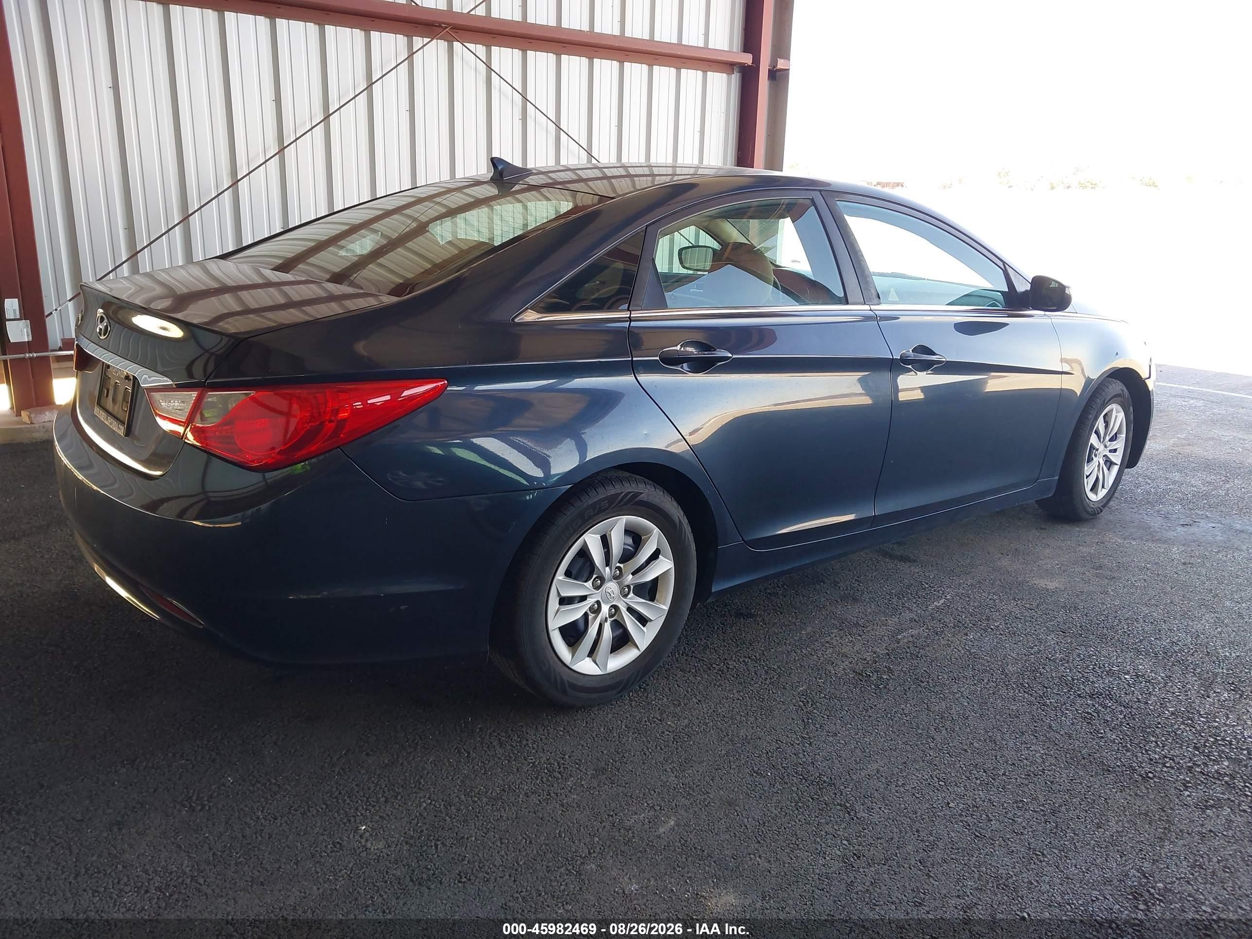 2011 Hyundai Sonata Gls Dark Blue vin: 5NPEB4AC6BH136672