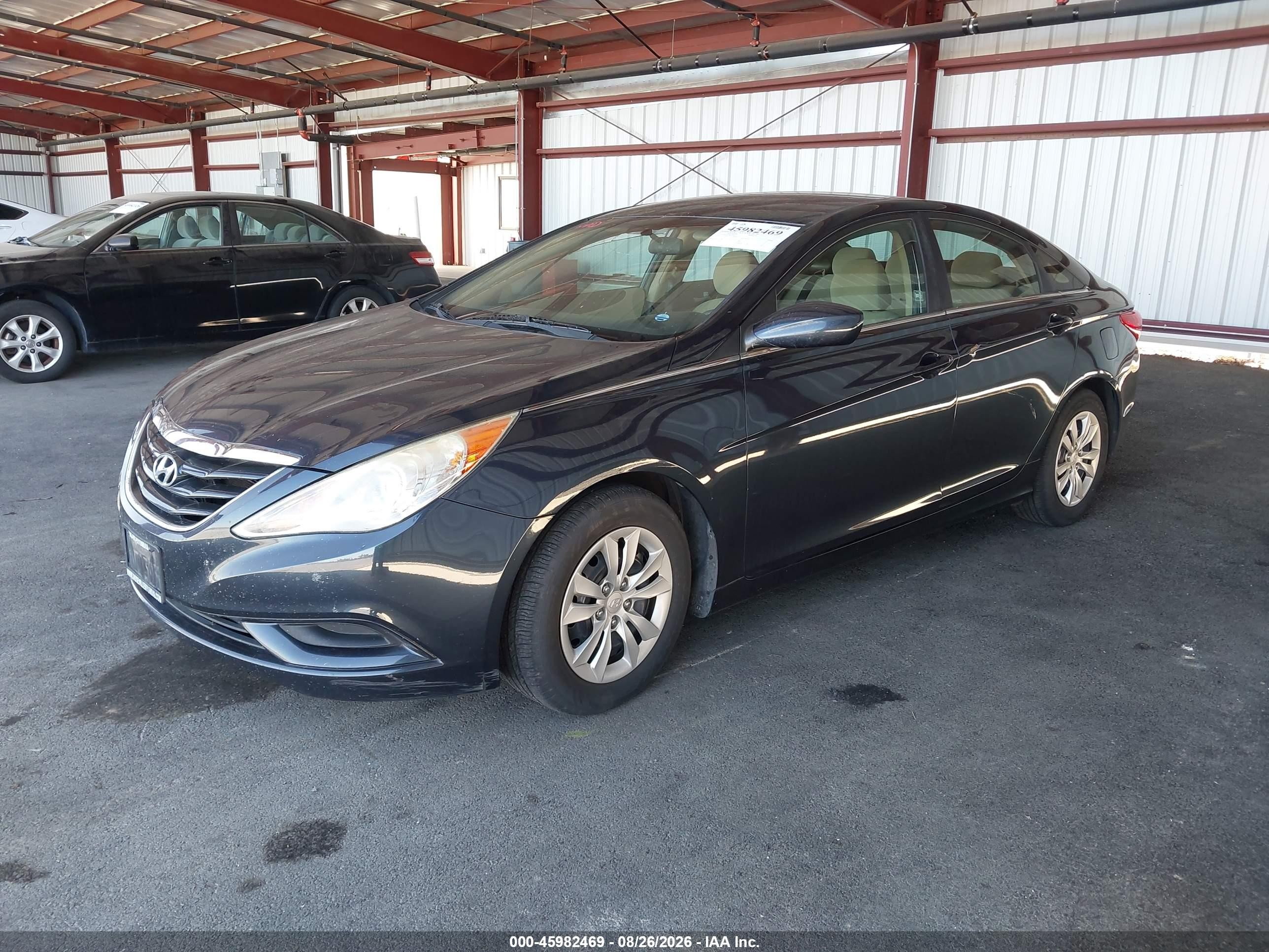 2011 Hyundai Sonata Gls Dark Blue vin: 5NPEB4AC6BH136672