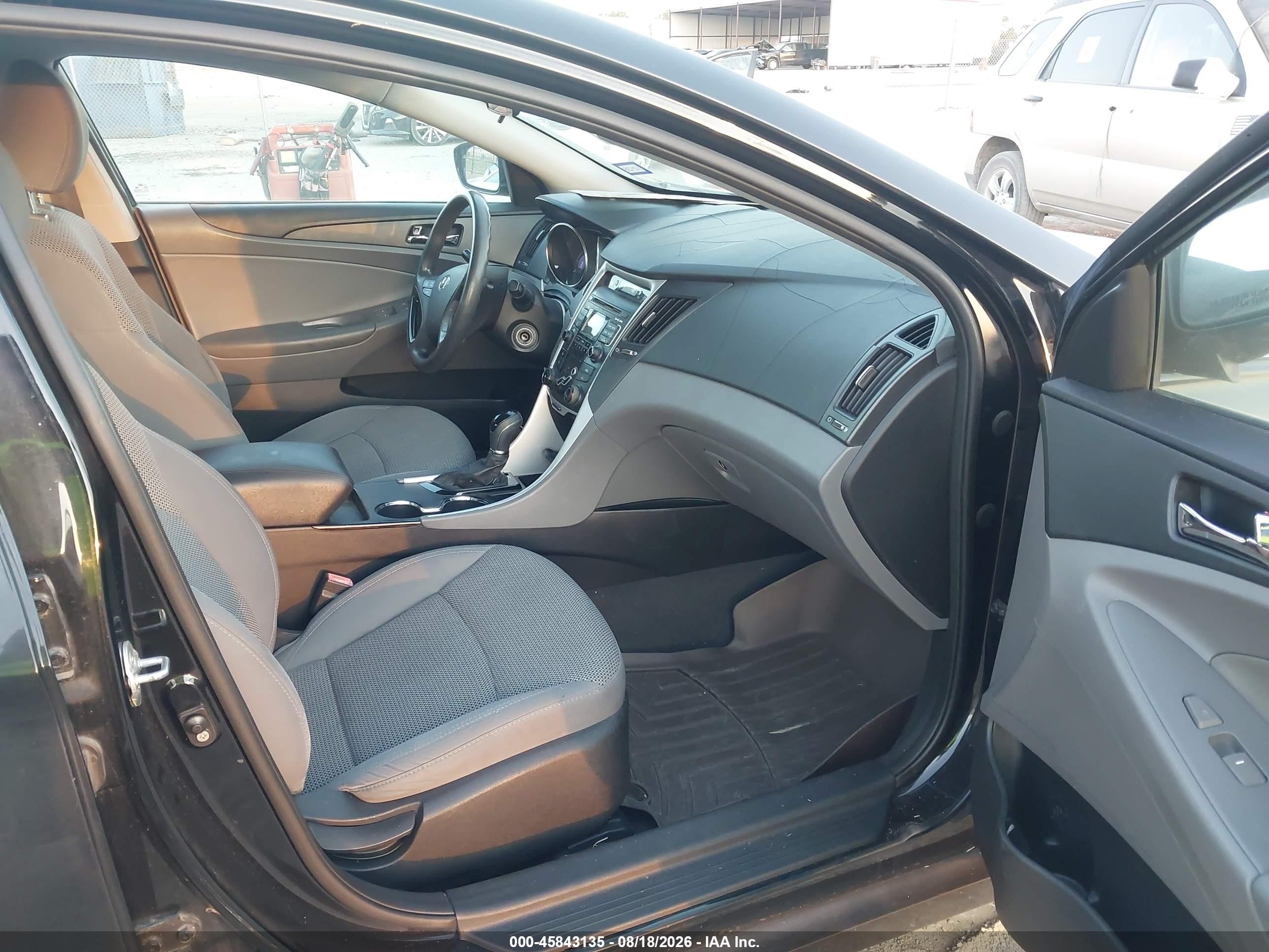 2011 Hyundai Sonata Gls Черный vin: 5NPEB4AC6BH138843