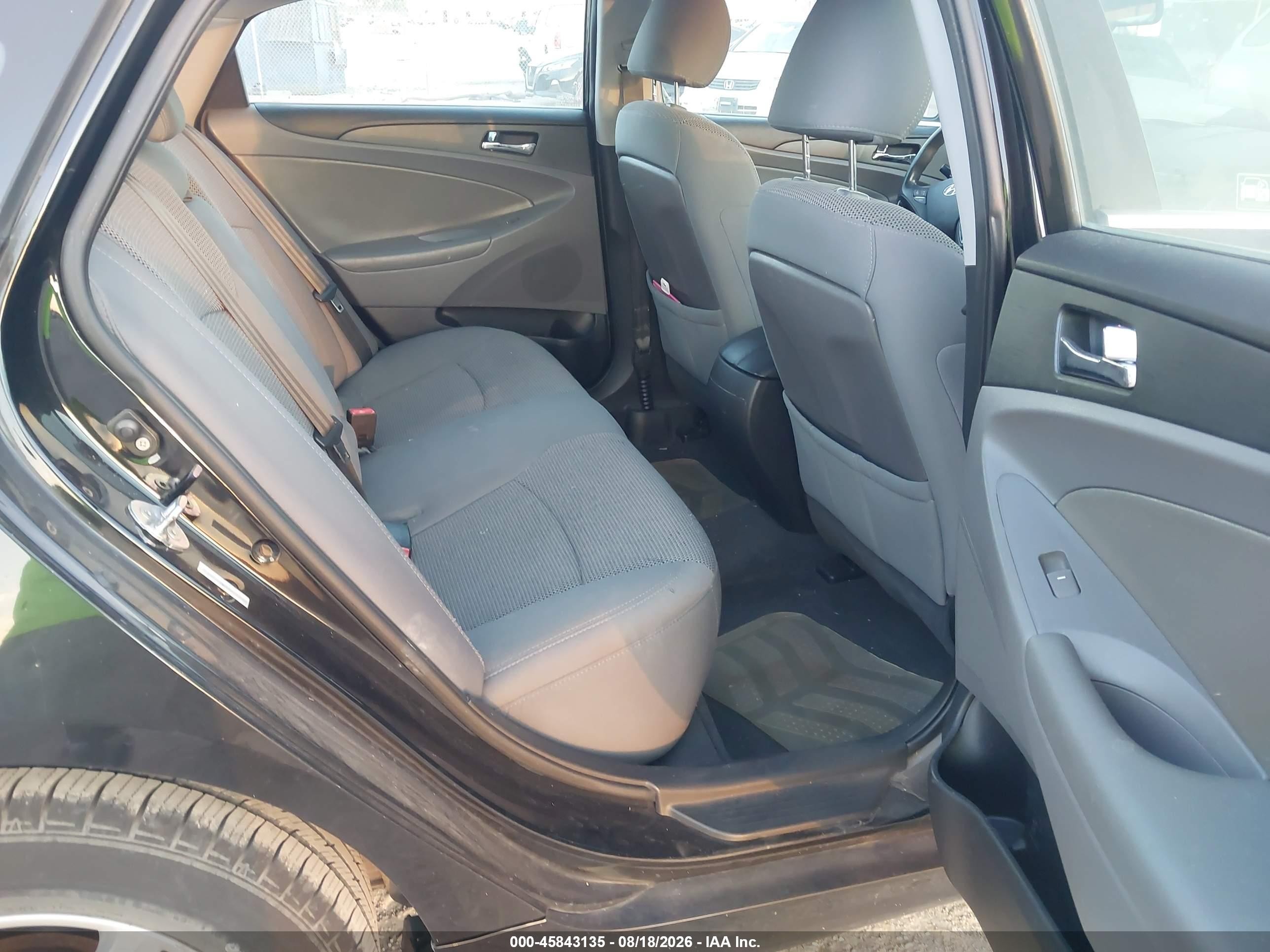 2011 Hyundai Sonata Gls Черный vin: 5NPEB4AC6BH138843