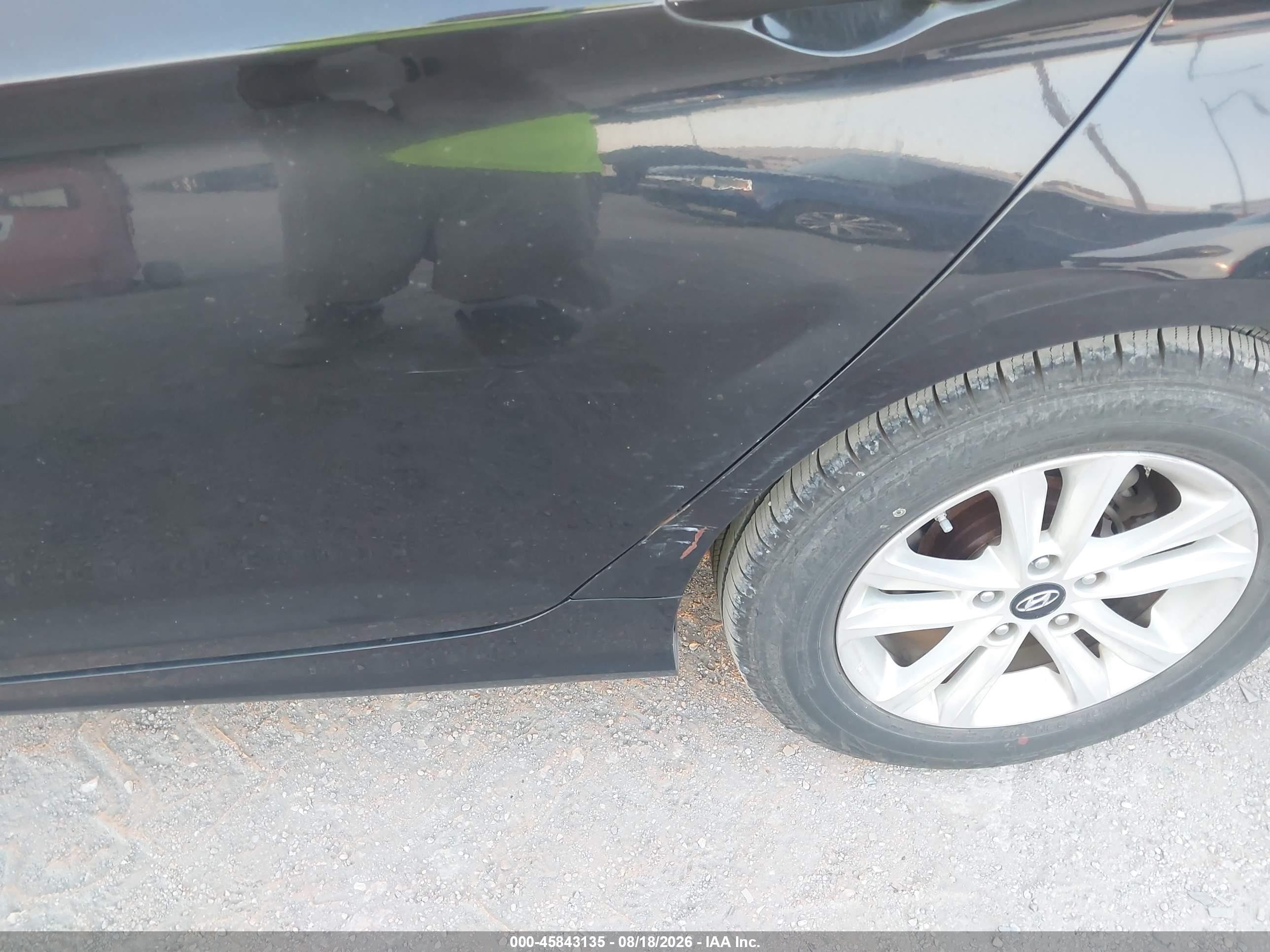 2011 Hyundai Sonata Gls Черный vin: 5NPEB4AC6BH138843