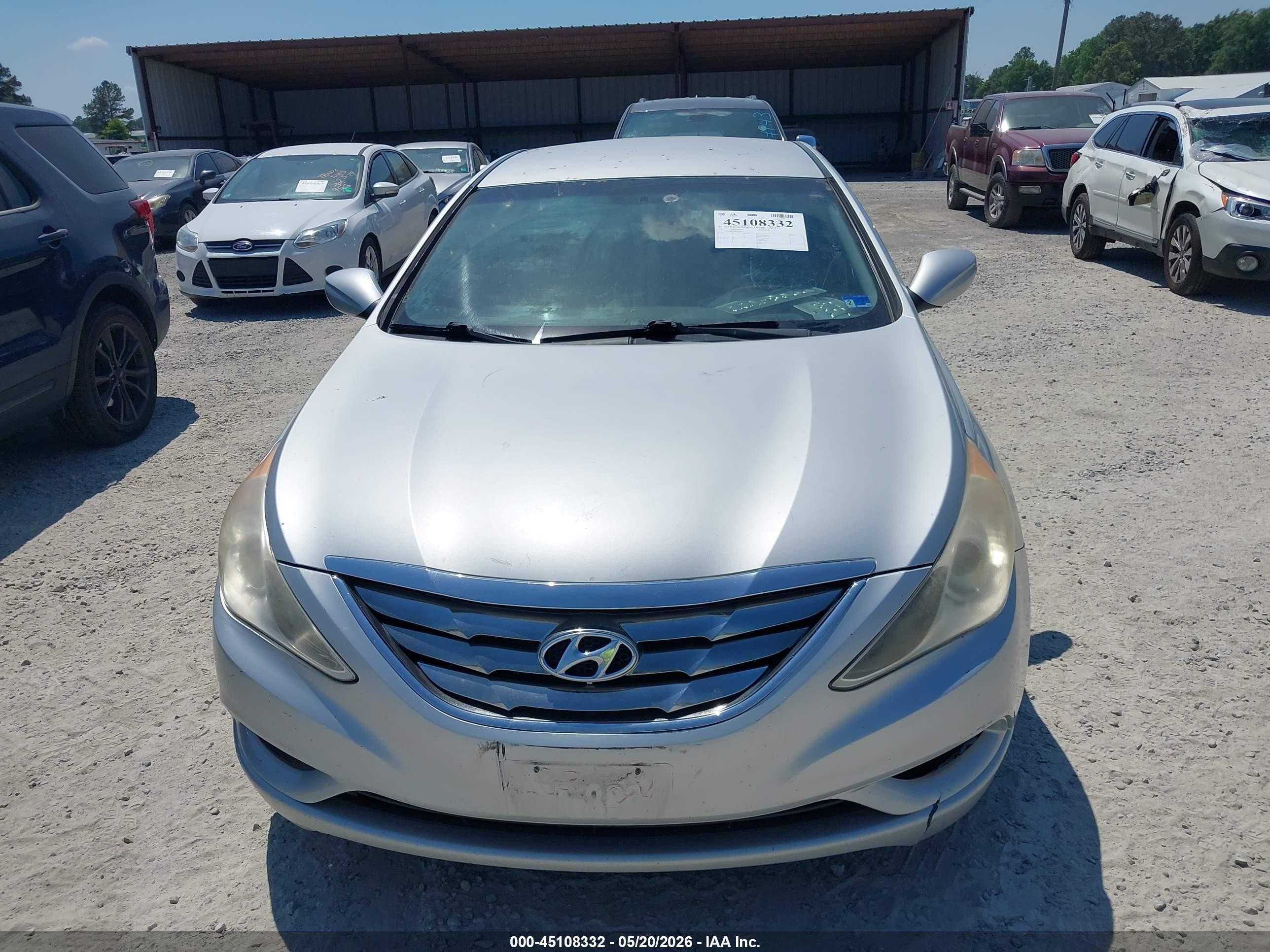 2011 Hyundai Sonata Gls Silver vin: 5NPEB4AC6BH153052