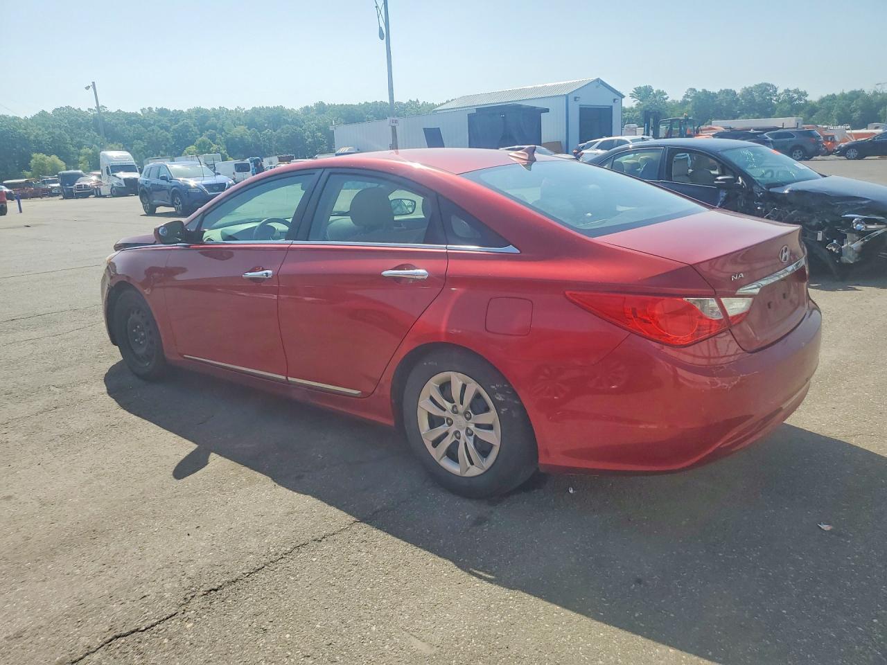 2011 Hyundai Sonata Gls Red vin: 5NPEB4AC6BH154220