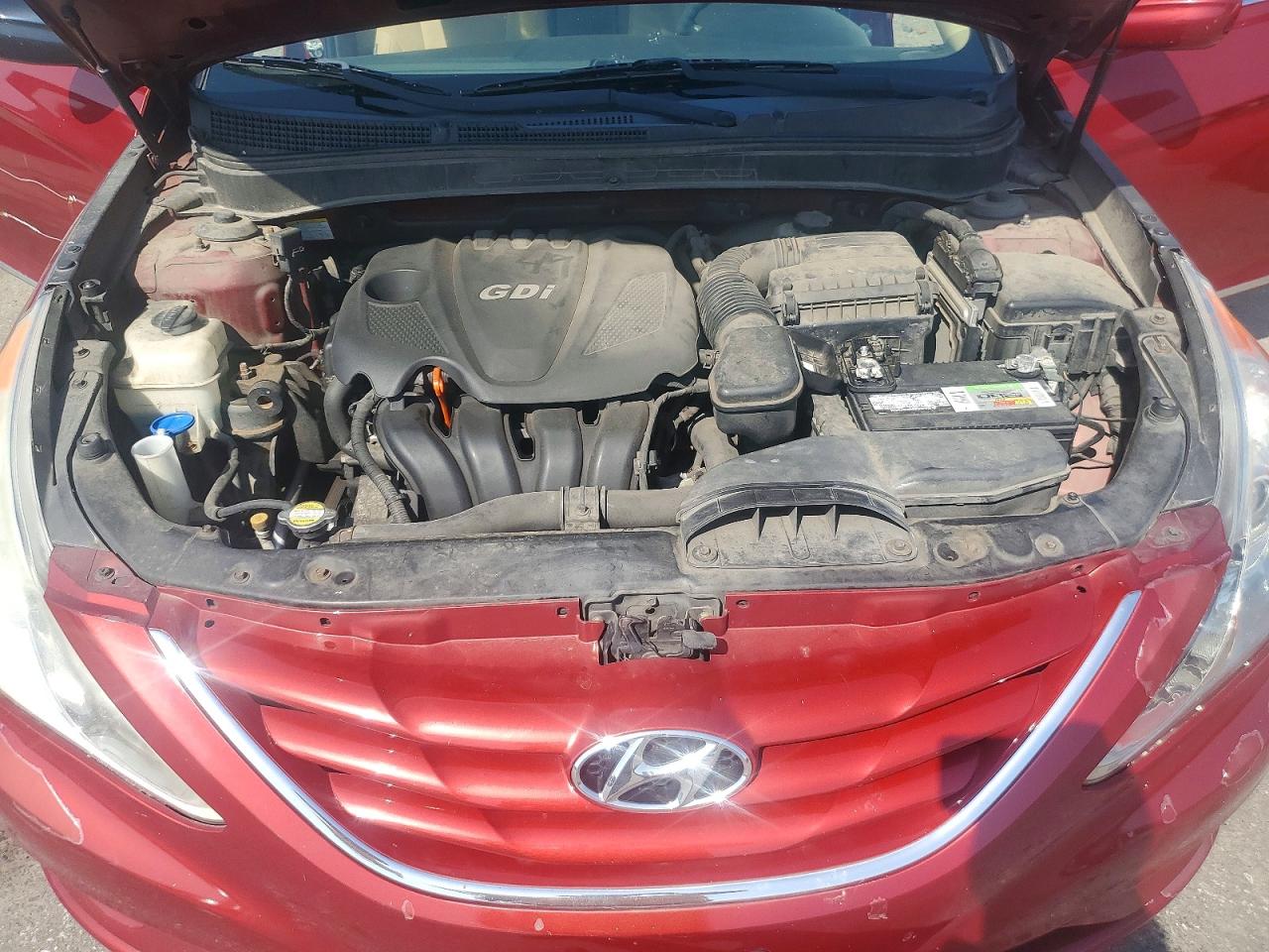 2011 Hyundai Sonata Gls Red vin: 5NPEB4AC6BH154220