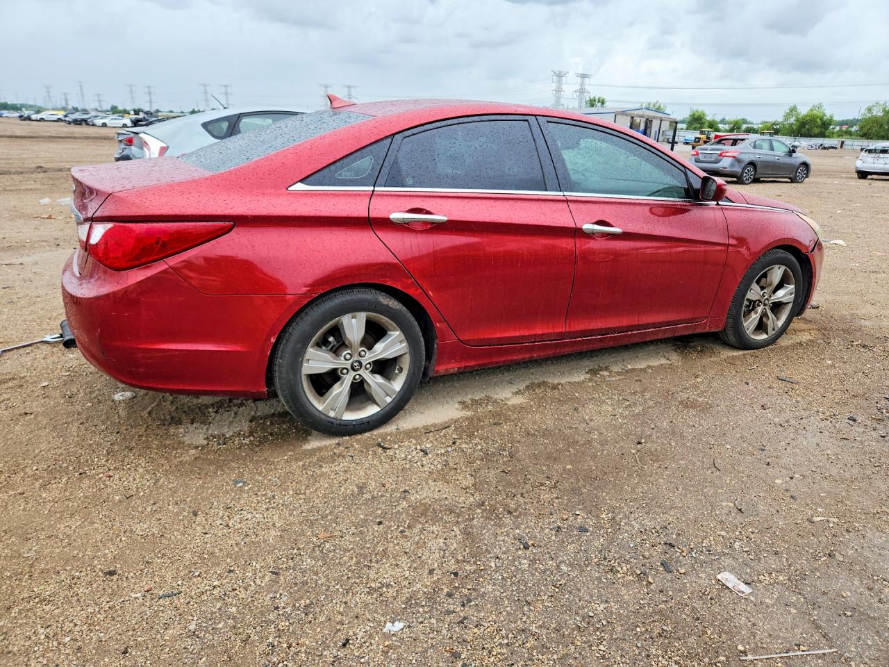 2011 Hyundai Sonata Gls Red vin: 5NPEB4AC6BH154265