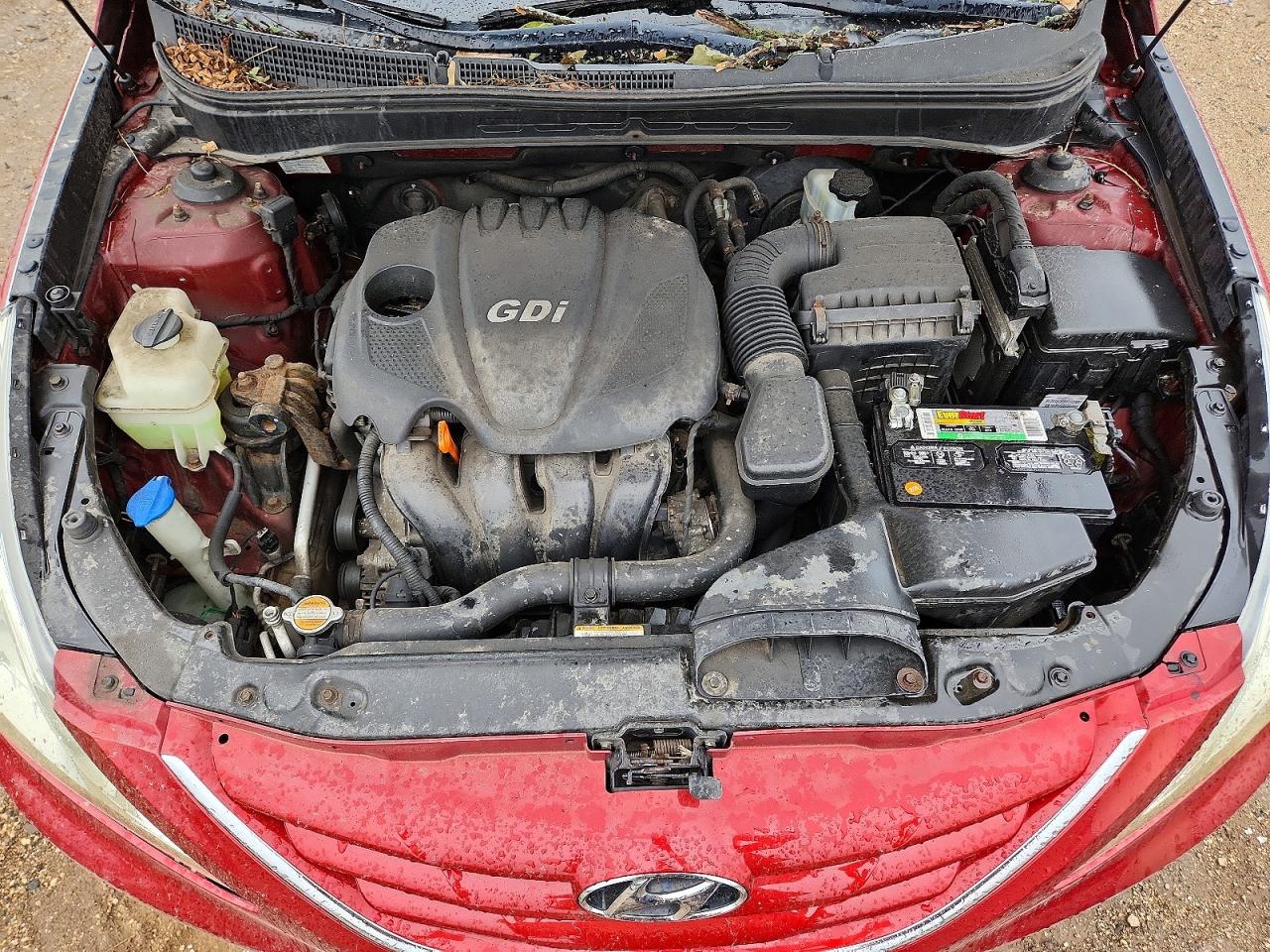 2011 Hyundai Sonata Gls Red vin: 5NPEB4AC6BH154265