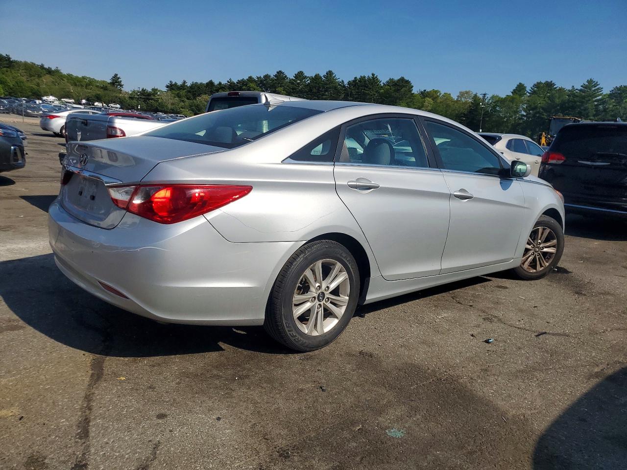 2011 Hyundai Sonata Gls Silver vin: 5NPEB4AC6BH159854