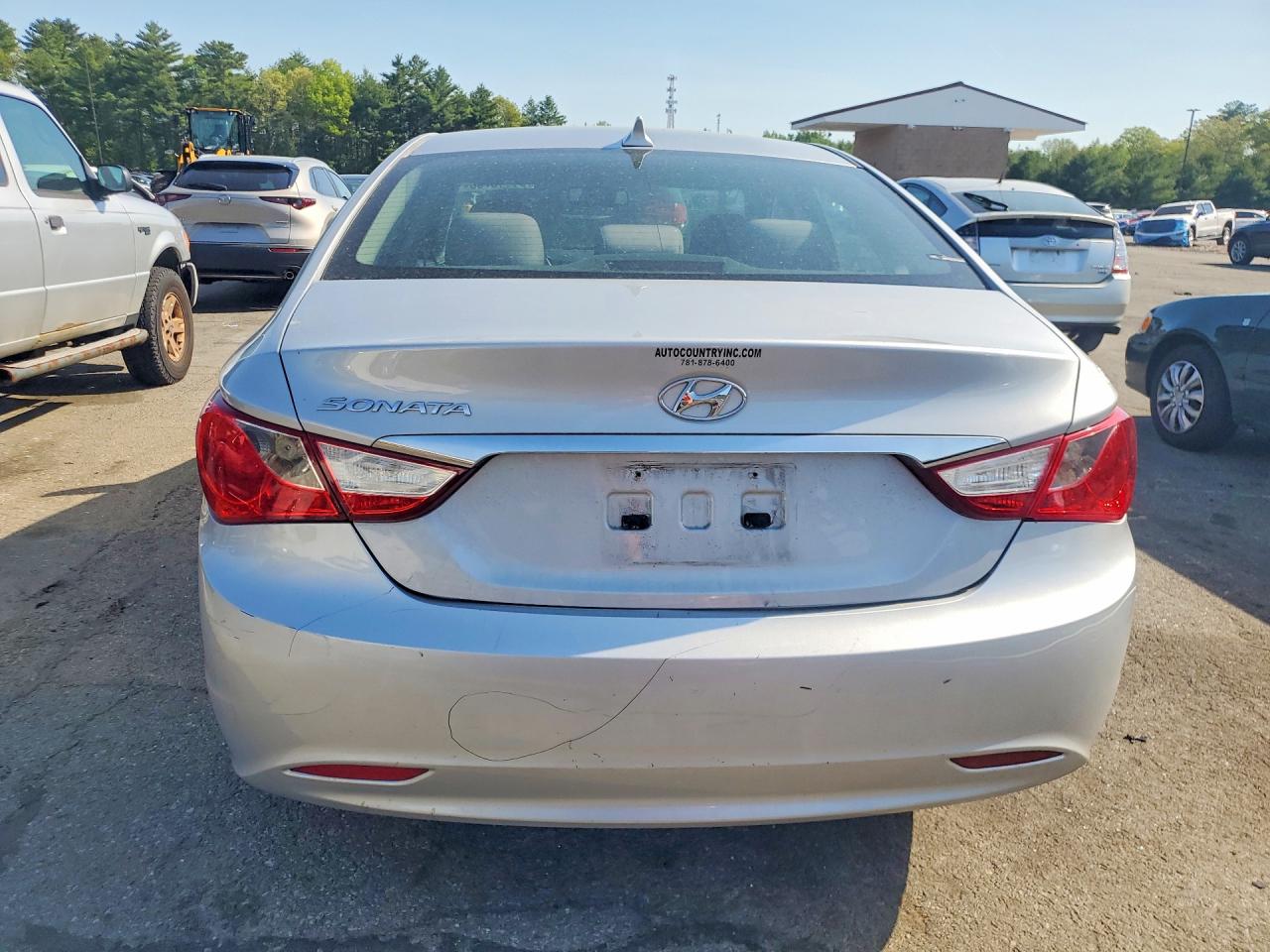 2011 Hyundai Sonata Gls Silver vin: 5NPEB4AC6BH159854