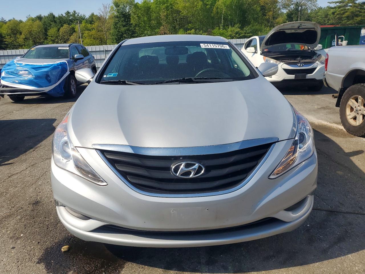 2011 Hyundai Sonata Gls Silver vin: 5NPEB4AC6BH159854