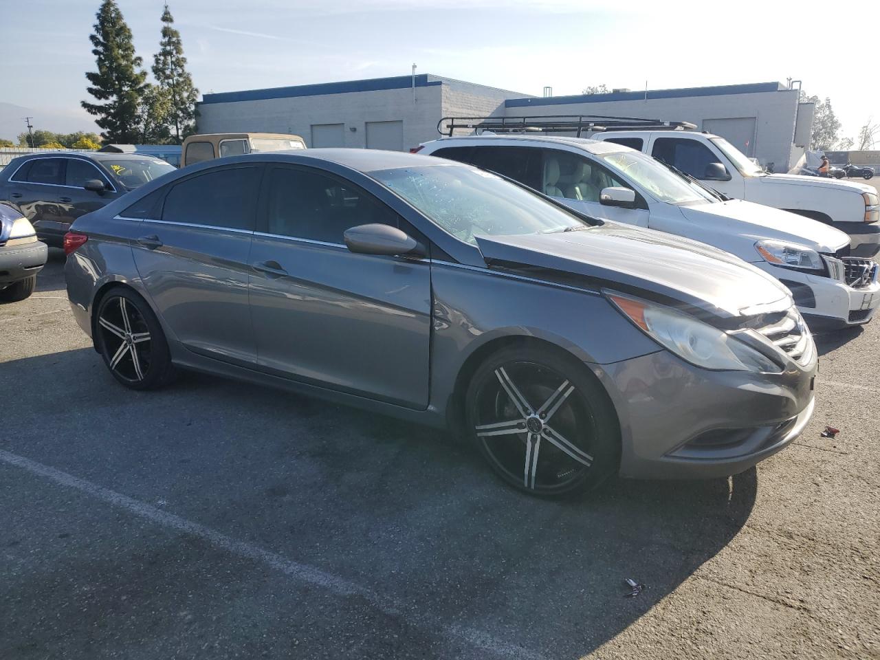 2011 Hyundai Sonata Gls Gray vin: 5NPEB4AC6BH160406