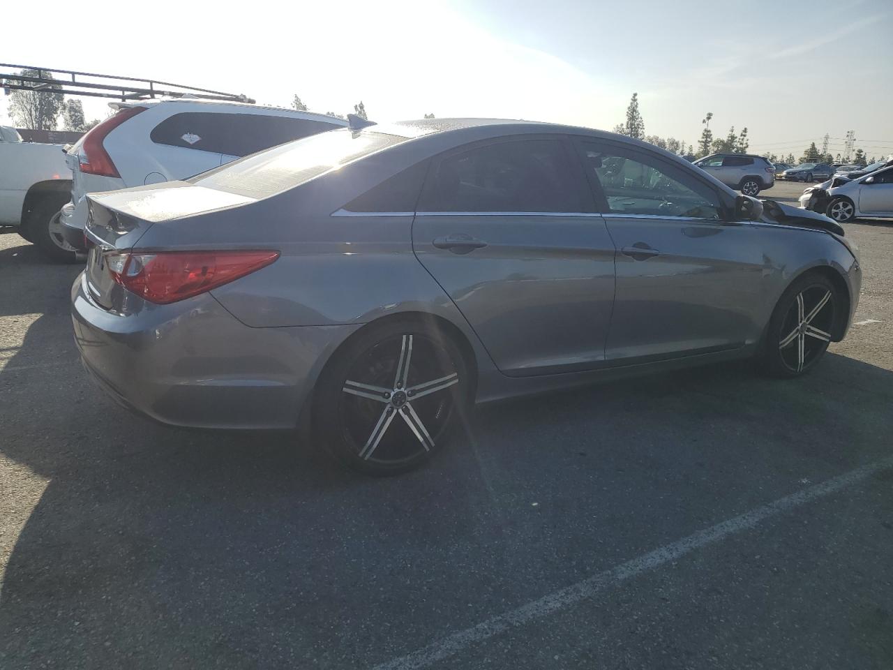 2011 Hyundai Sonata Gls Gray vin: 5NPEB4AC6BH160406