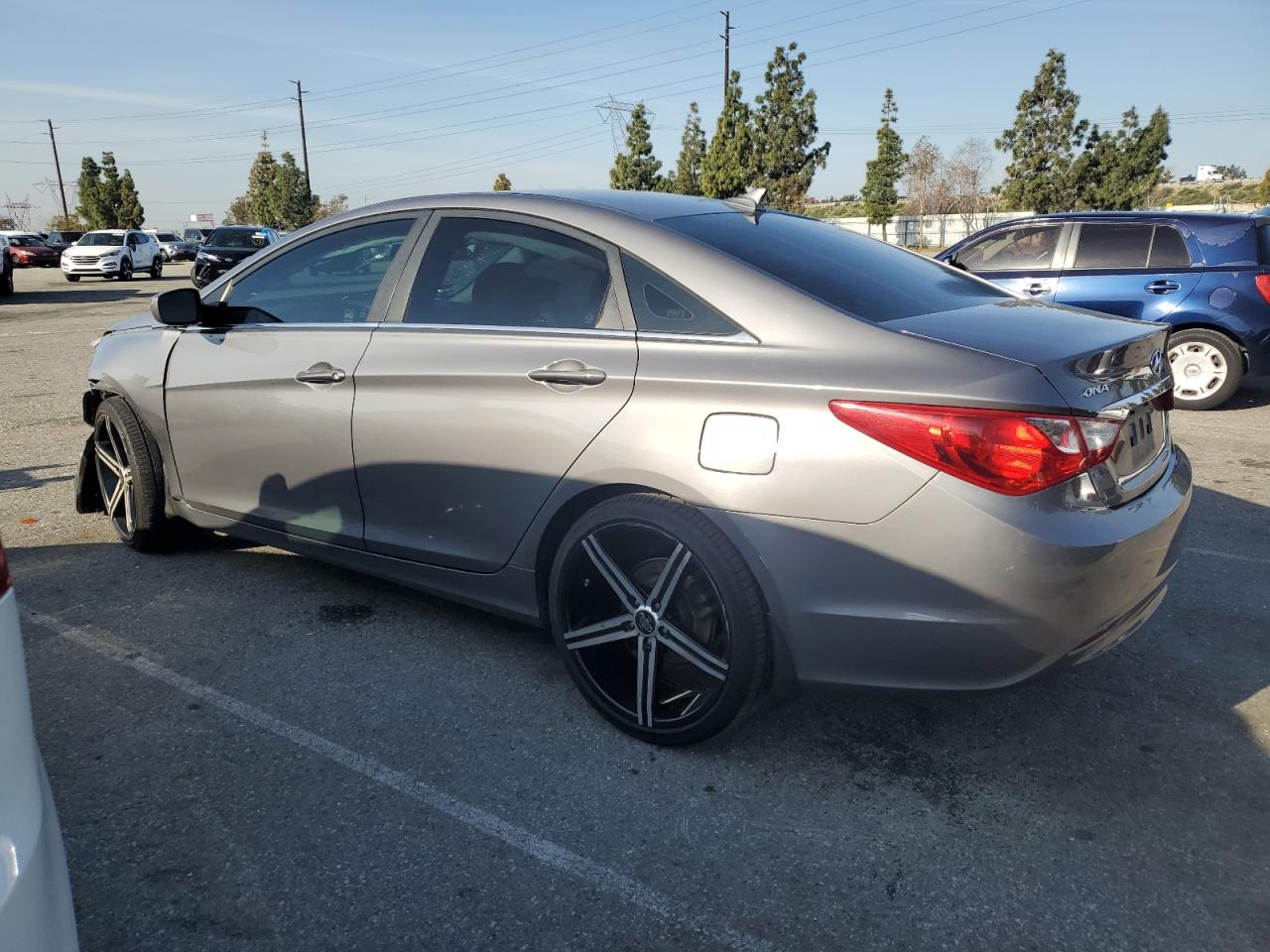 2011 Hyundai Sonata Gls Gray vin: 5NPEB4AC6BH160406