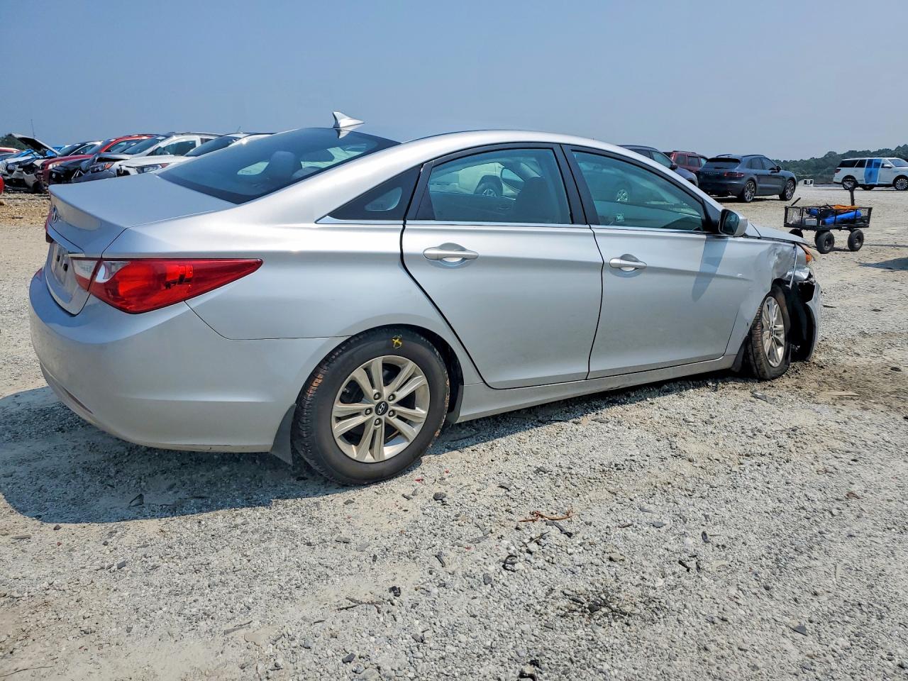 2011 Hyundai Sonata Gls Silver vin: 5NPEB4AC6BH163192