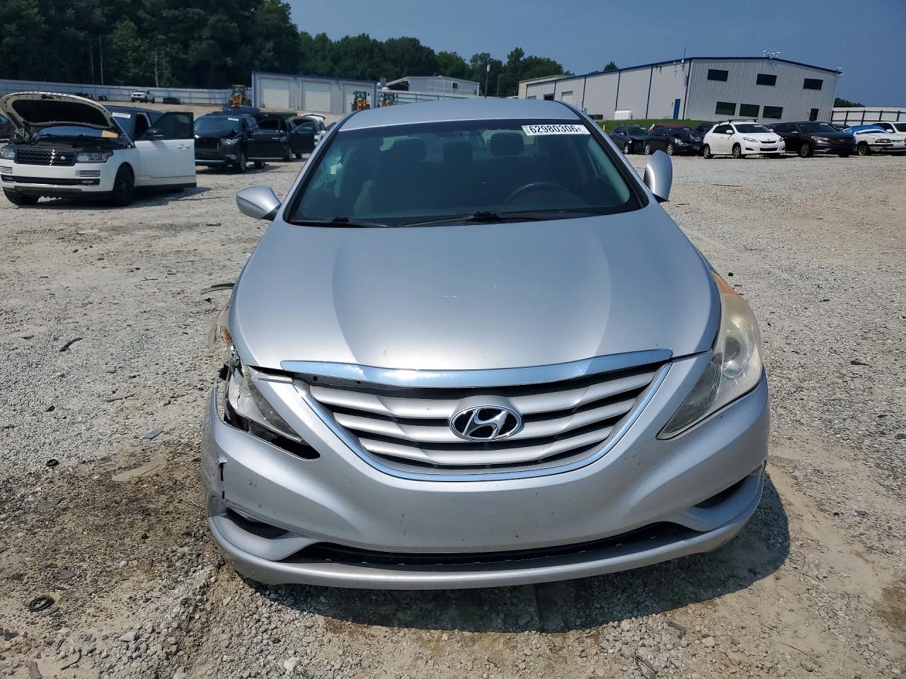 2011 Hyundai Sonata Gls Silver vin: 5NPEB4AC6BH163192