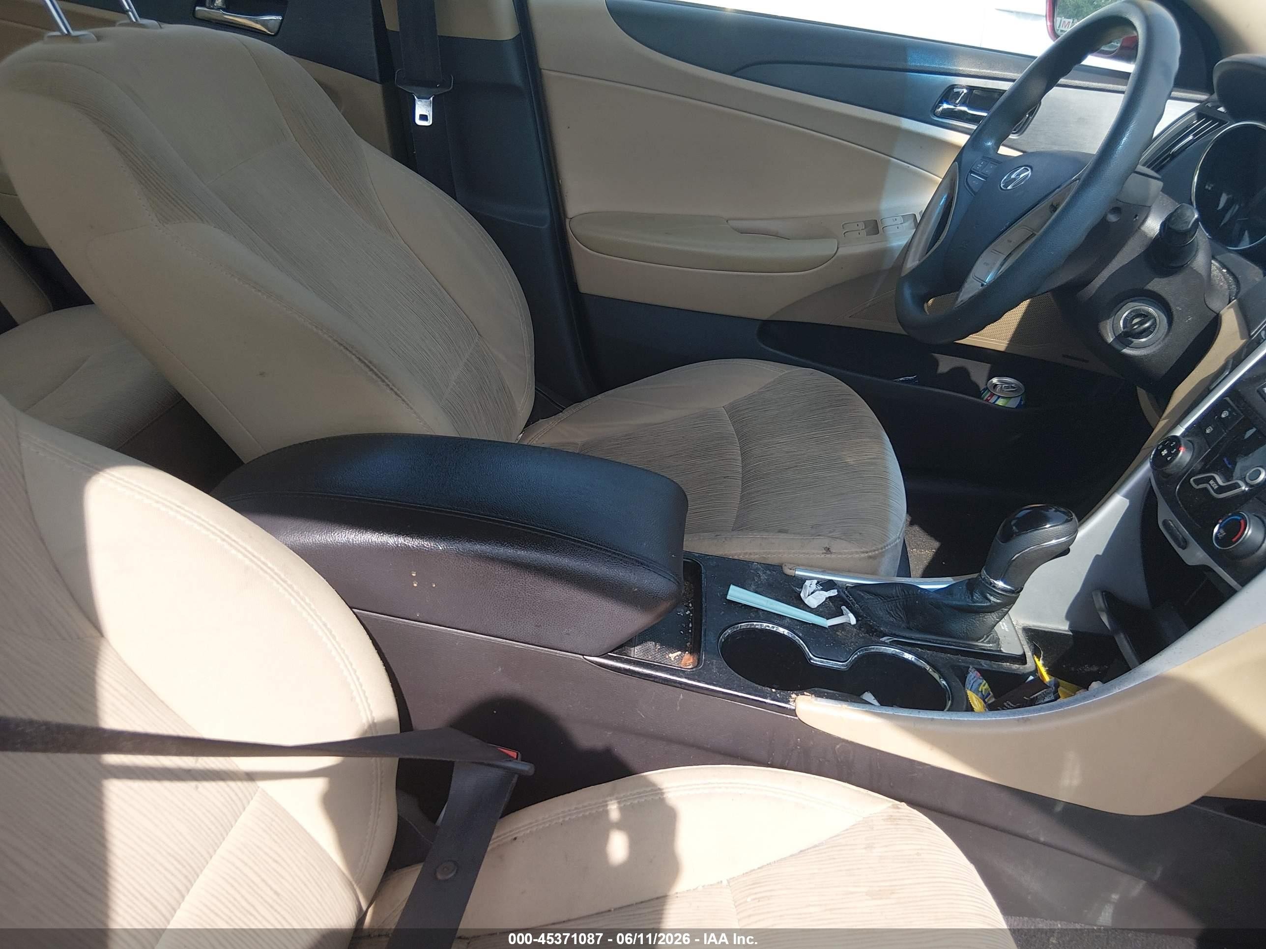 2011 Hyundai Sonata Gls Red vin: 5NPEB4AC6BH177903