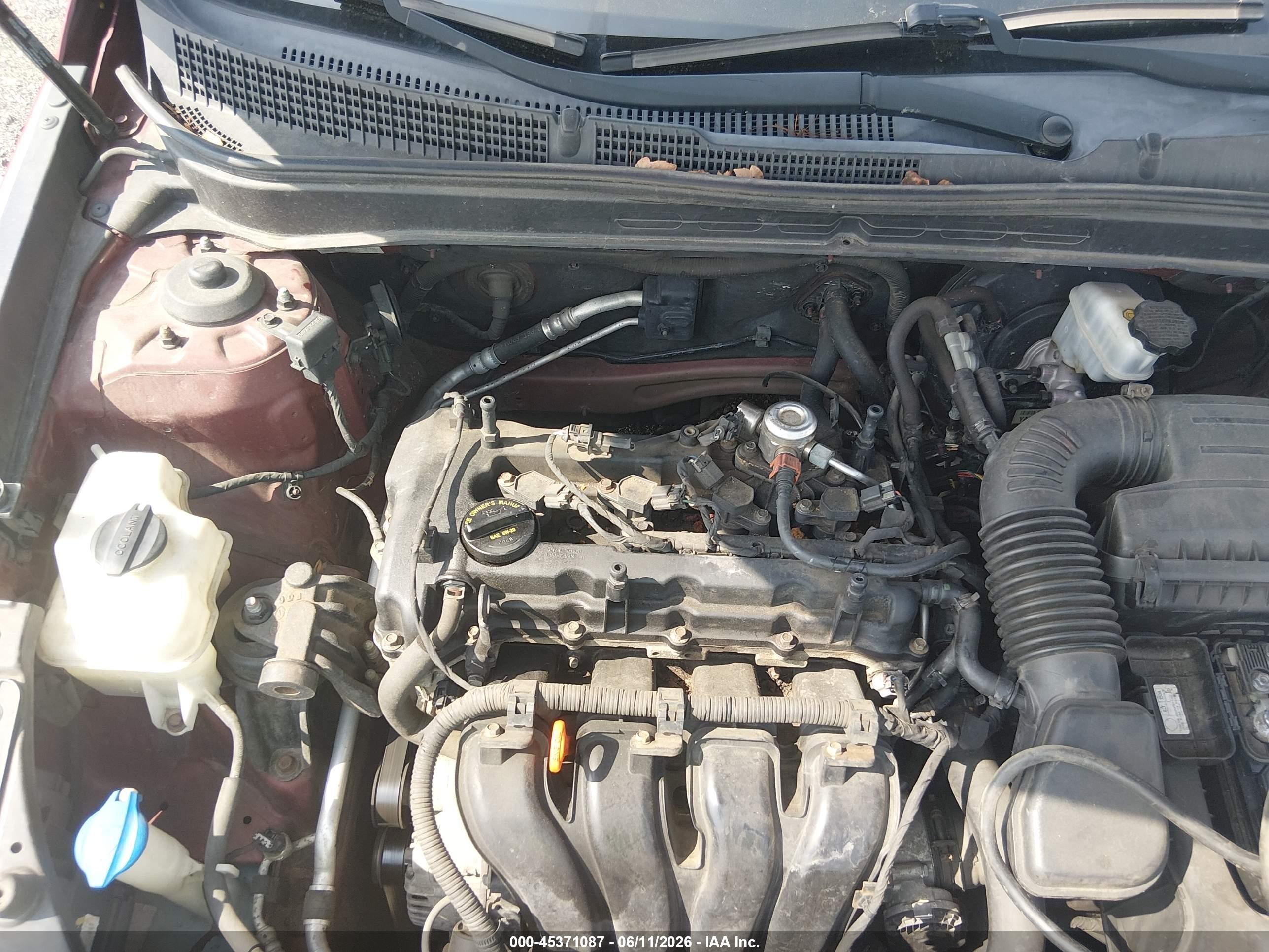 2011 Hyundai Sonata Gls Red vin: 5NPEB4AC6BH177903
