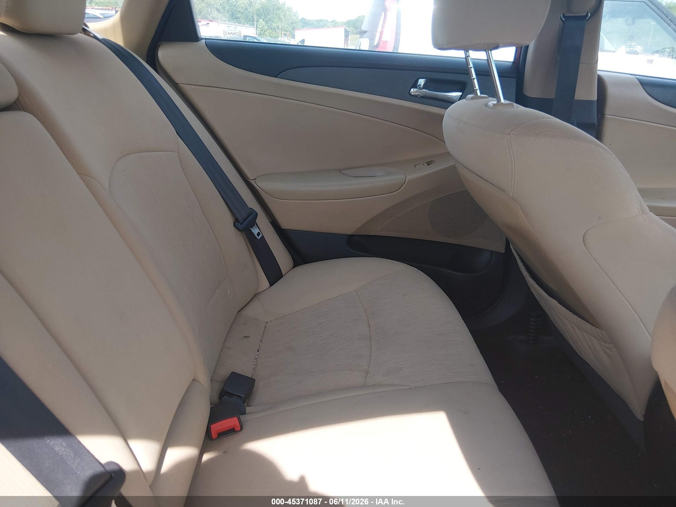 2011 Hyundai Sonata Gls Red vin: 5NPEB4AC6BH177903