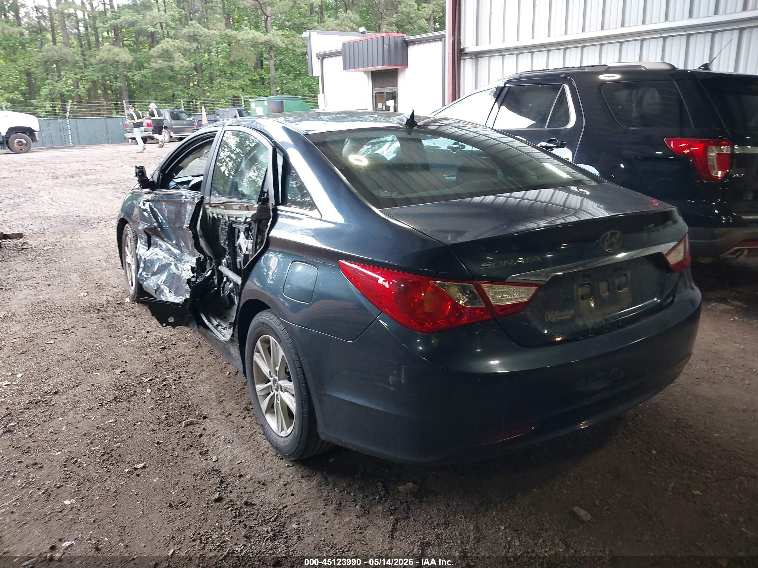 2011 Hyundai Sonata Gls Blue vin: 5NPEB4AC6BH186455