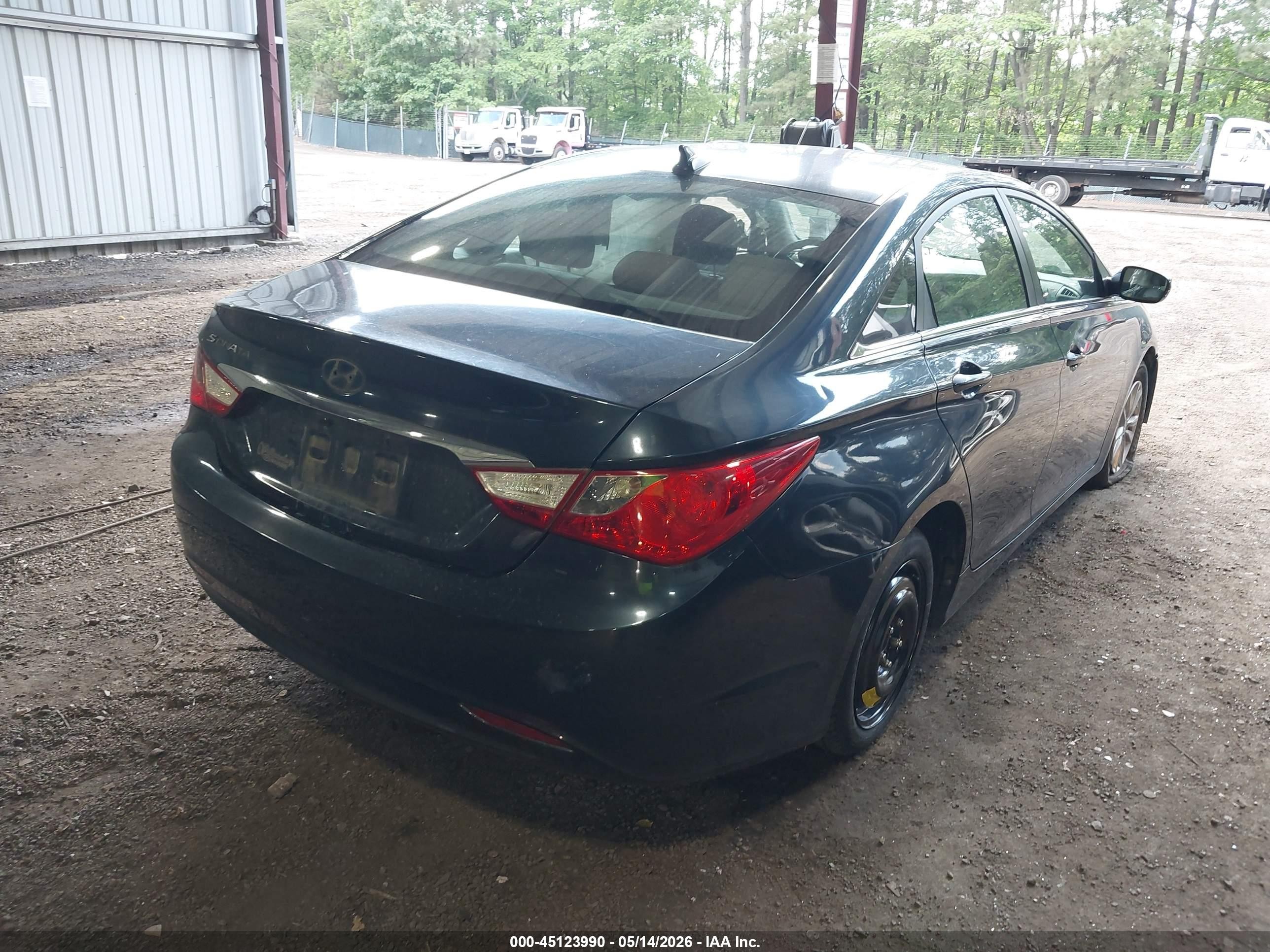 2011 Hyundai Sonata Gls Blue vin: 5NPEB4AC6BH186455