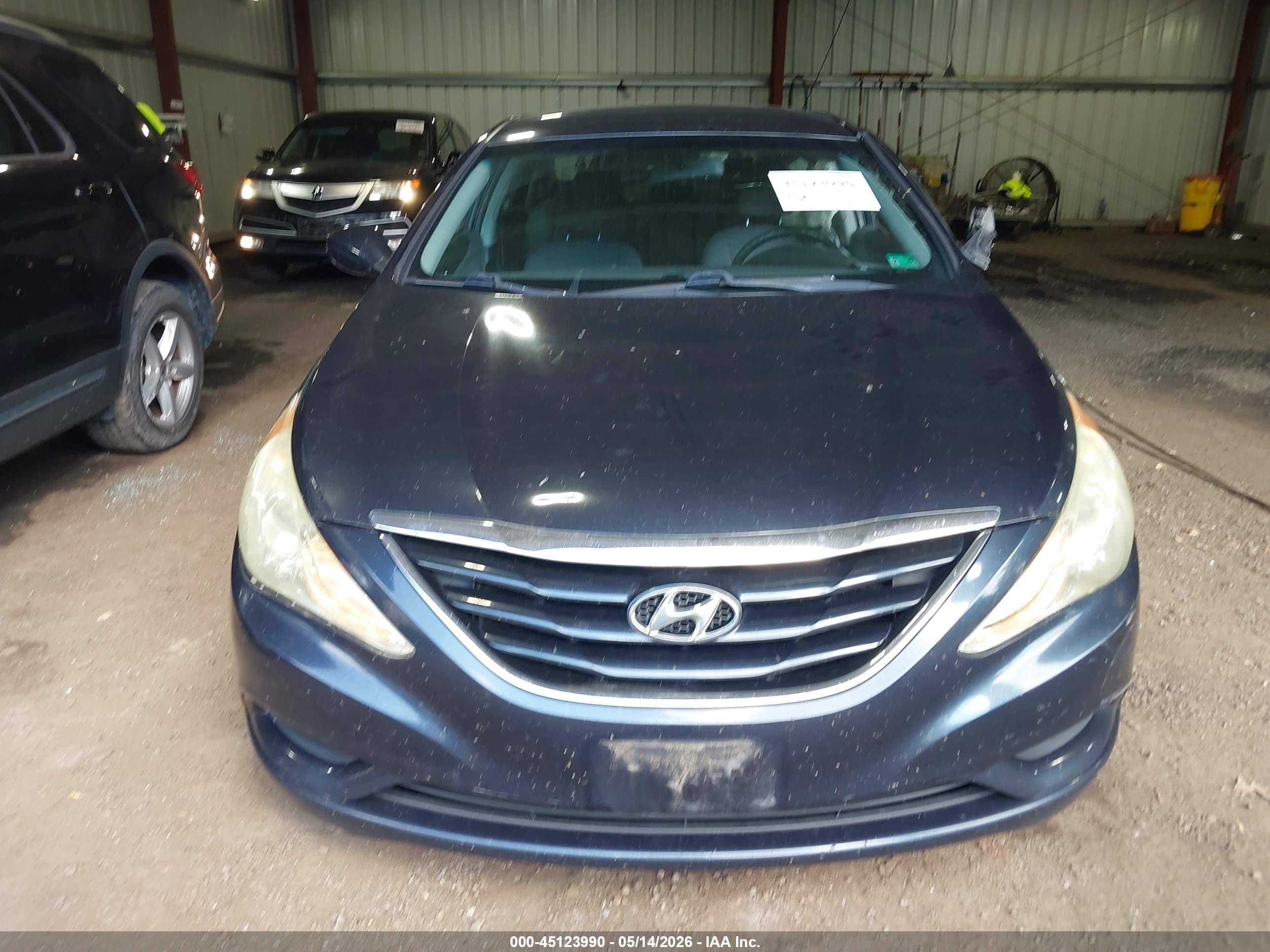2011 Hyundai Sonata Gls Blue vin: 5NPEB4AC6BH186455