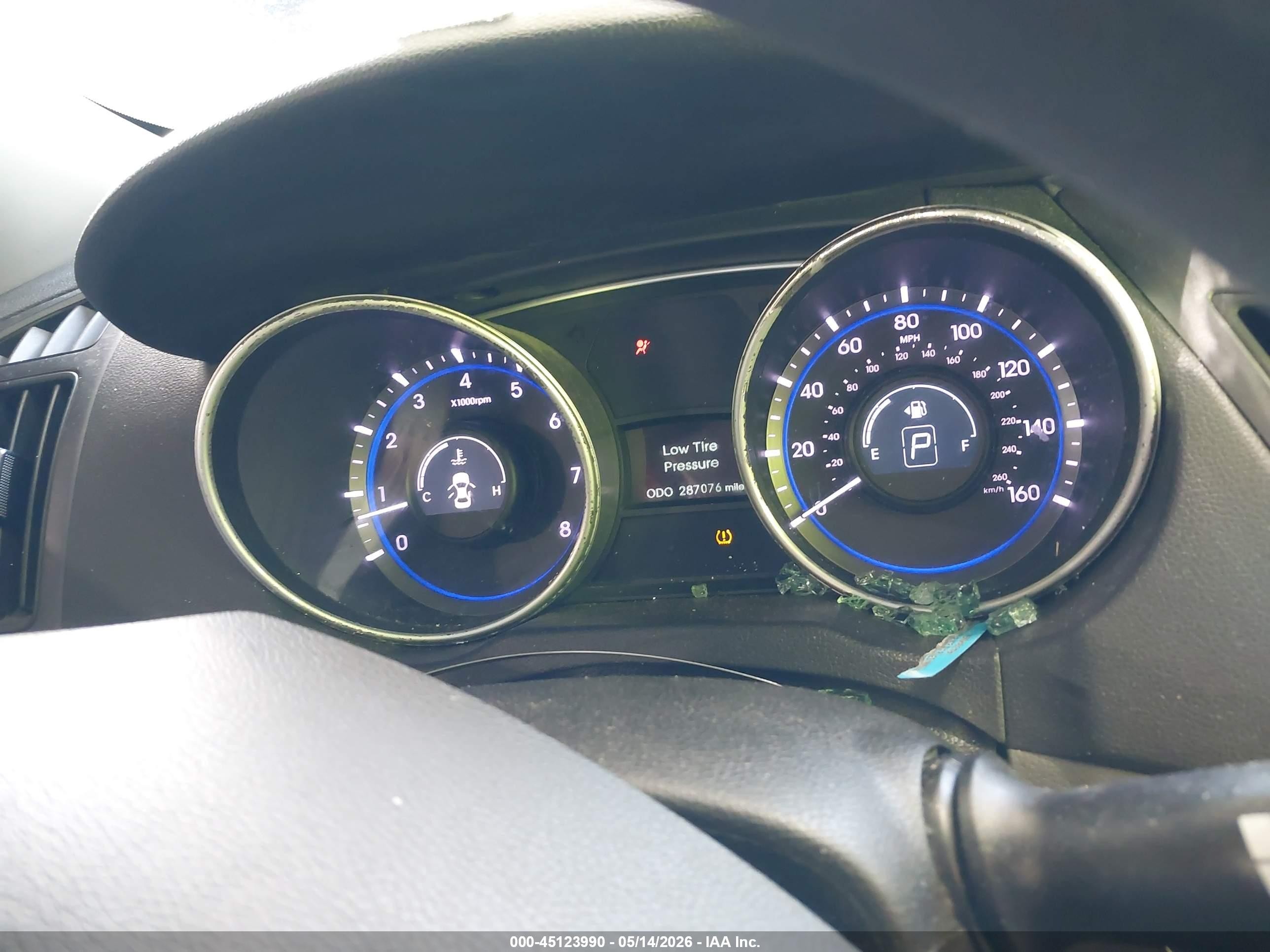 2011 Hyundai Sonata Gls Blue vin: 5NPEB4AC6BH186455