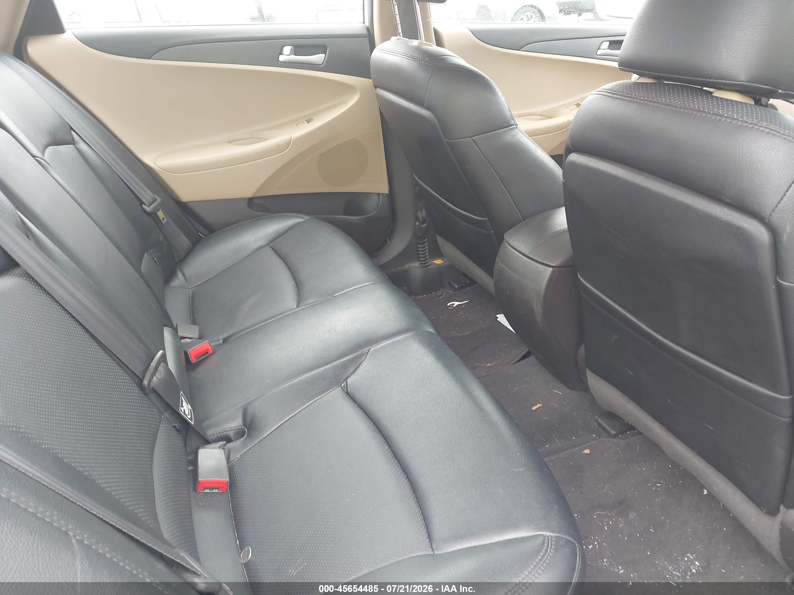 2011 Hyundai Sonata Gls White vin: 5NPEB4AC6BH198881