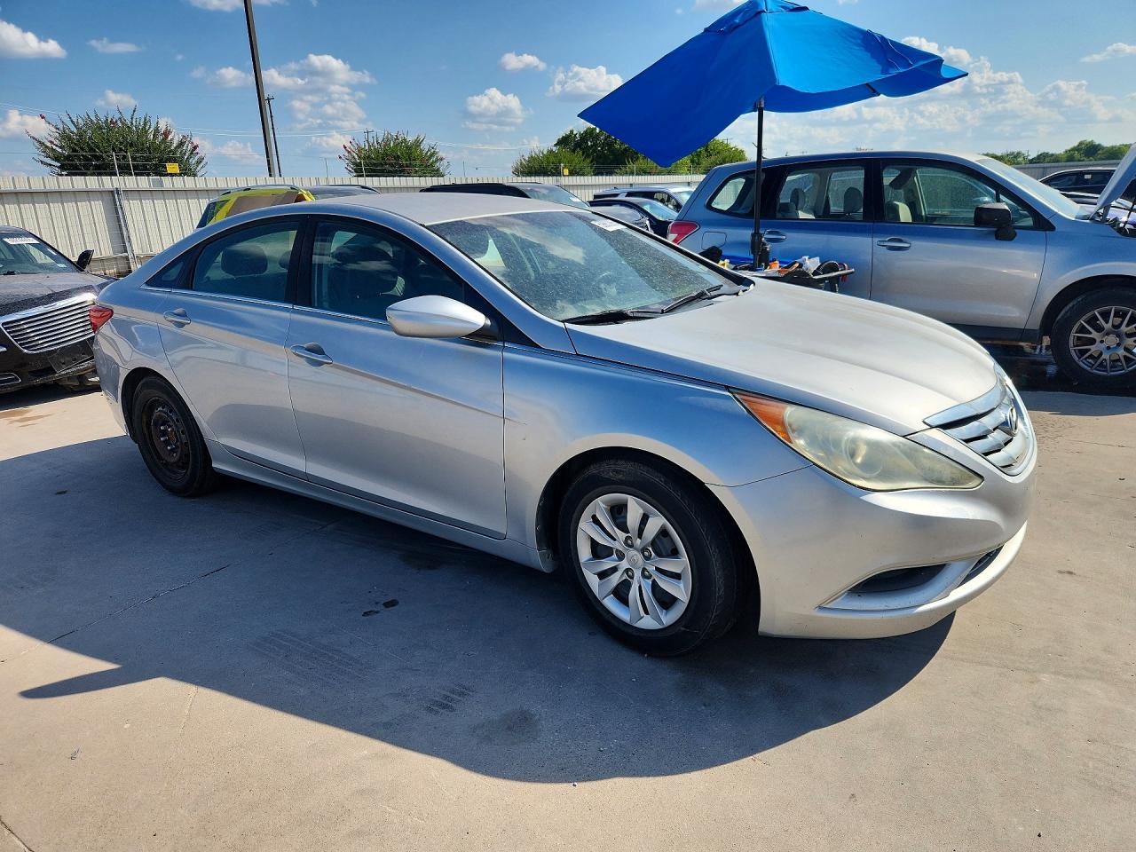 2011 Hyundai Sonata Gls Silver vin: 5NPEB4AC6BH199688