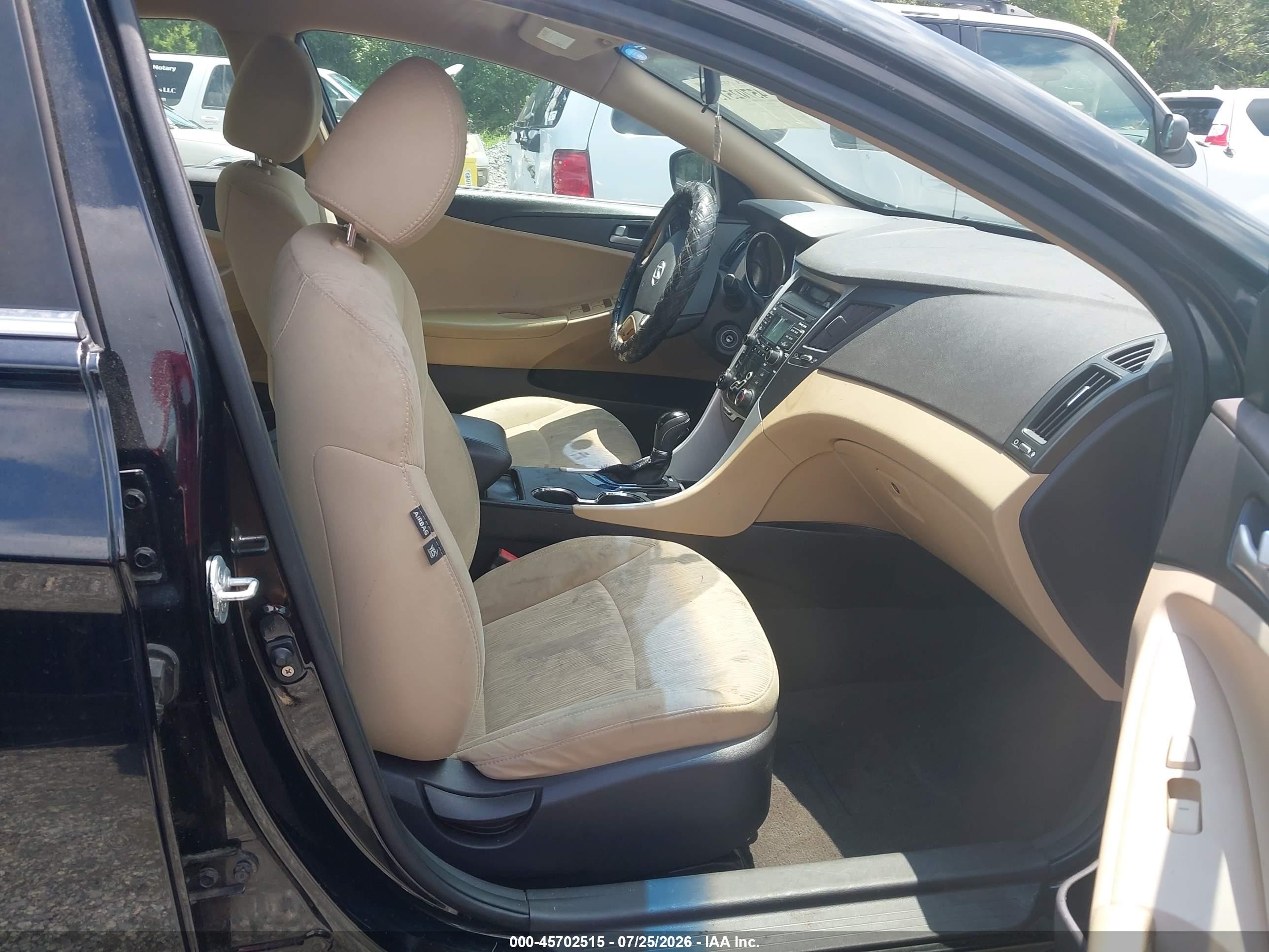 2011 Hyundai Sonata Gls Black vin: 5NPEB4AC6BH202301