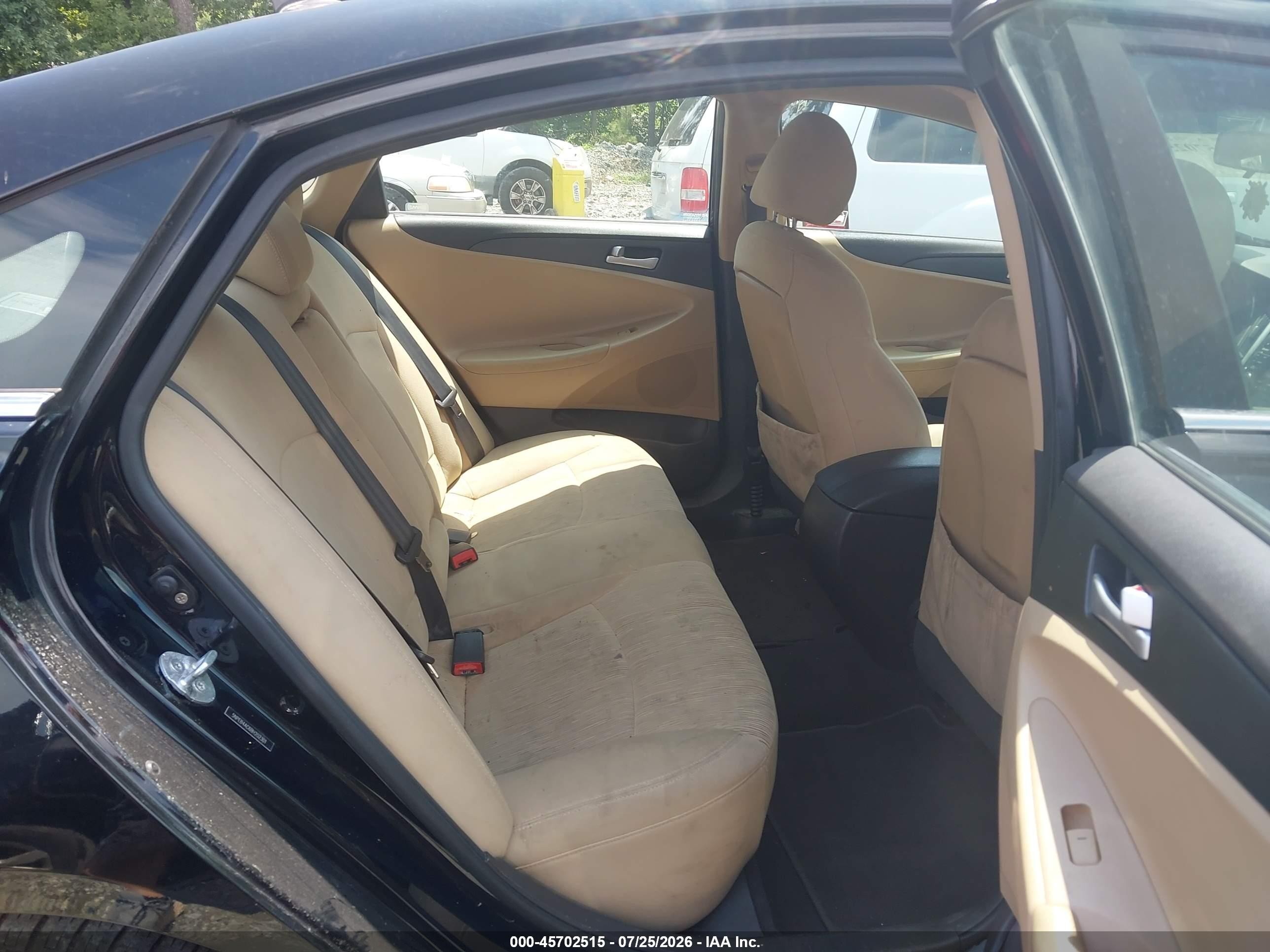 2011 Hyundai Sonata Gls Black vin: 5NPEB4AC6BH202301