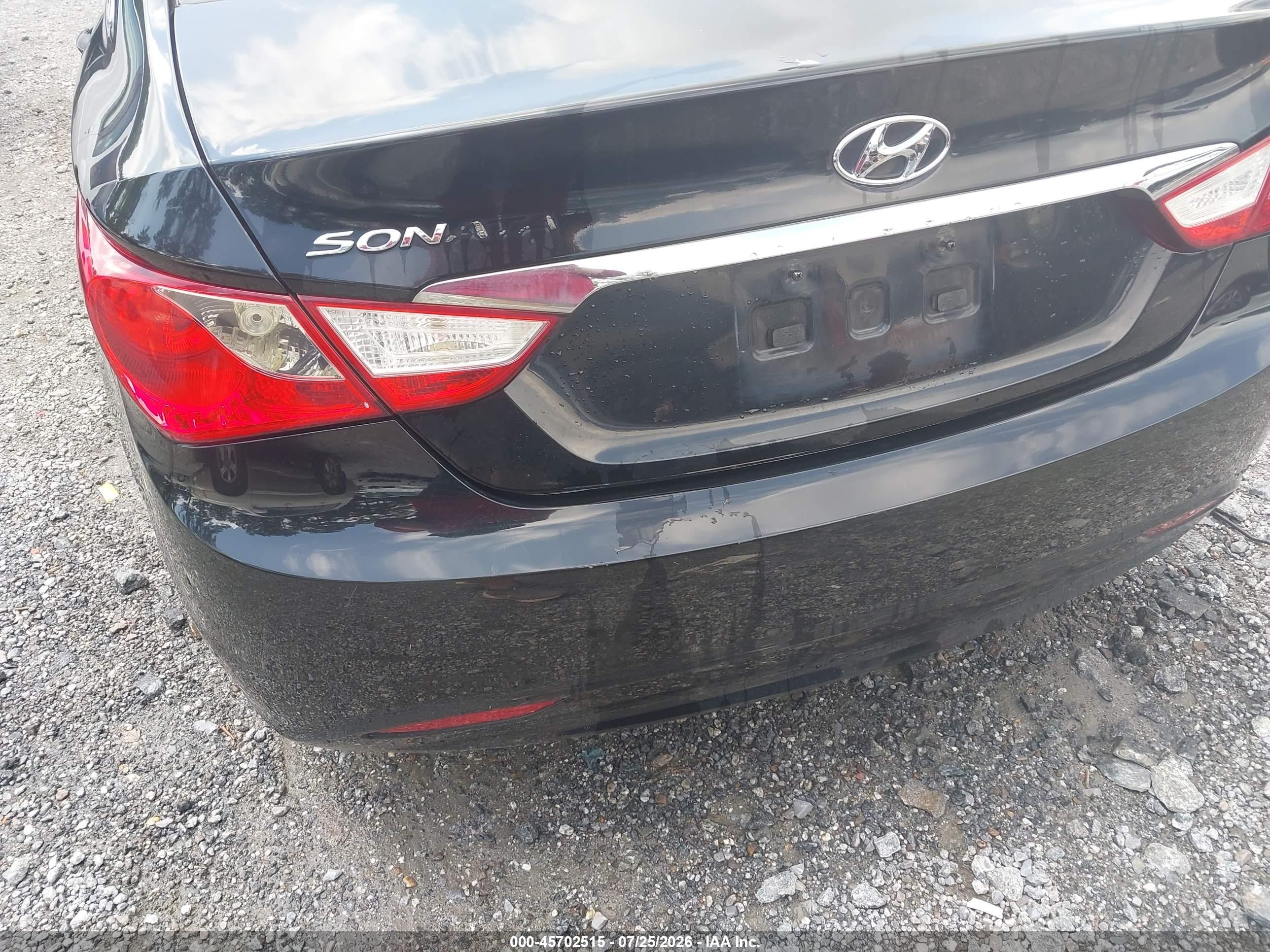 2011 Hyundai Sonata Gls Black vin: 5NPEB4AC6BH202301