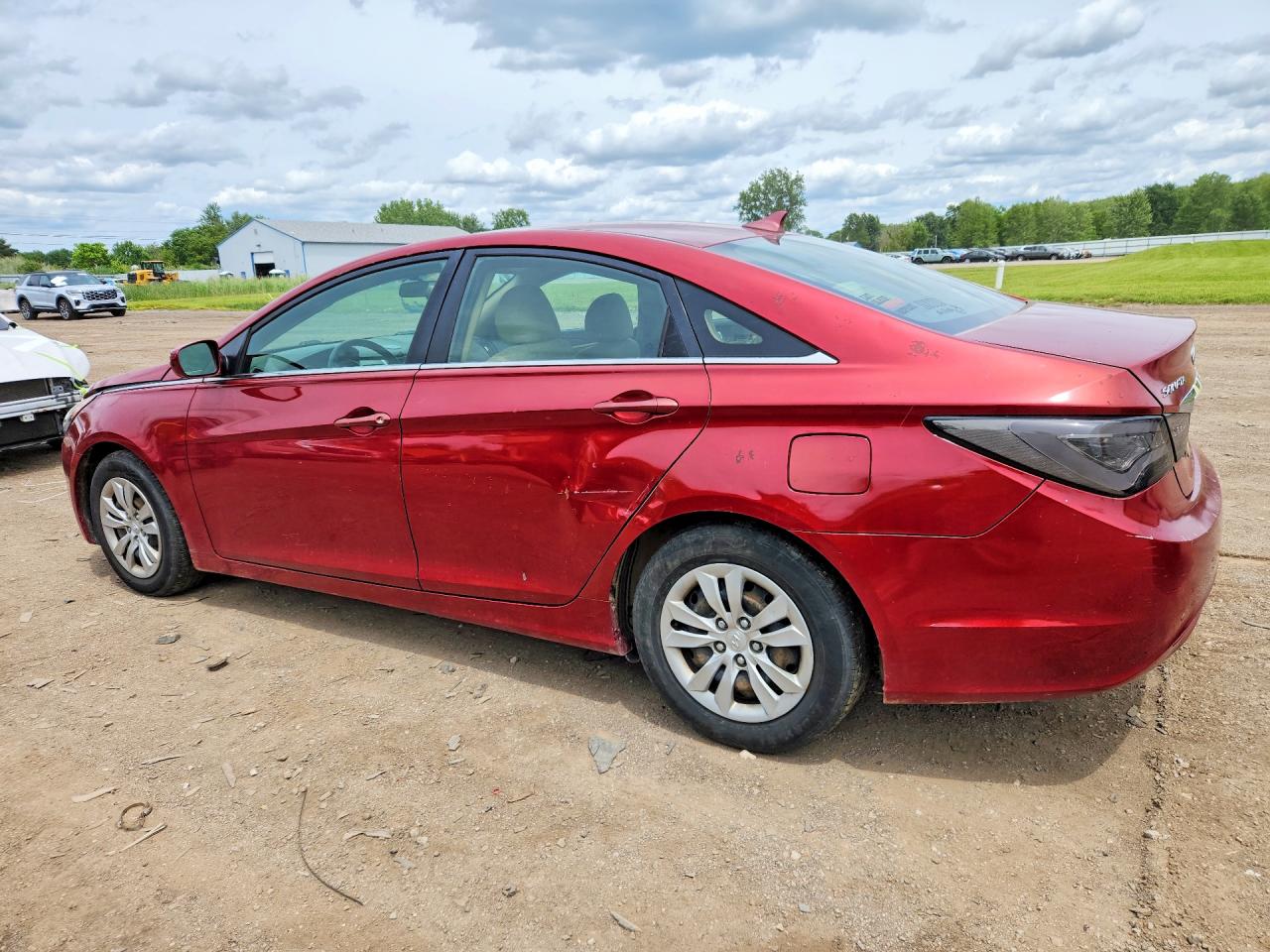 2011 Hyundai Sonata Gls Red vin: 5NPEB4AC6BH228526