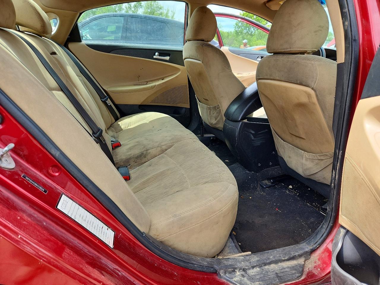 2011 Hyundai Sonata Gls Red vin: 5NPEB4AC6BH228526