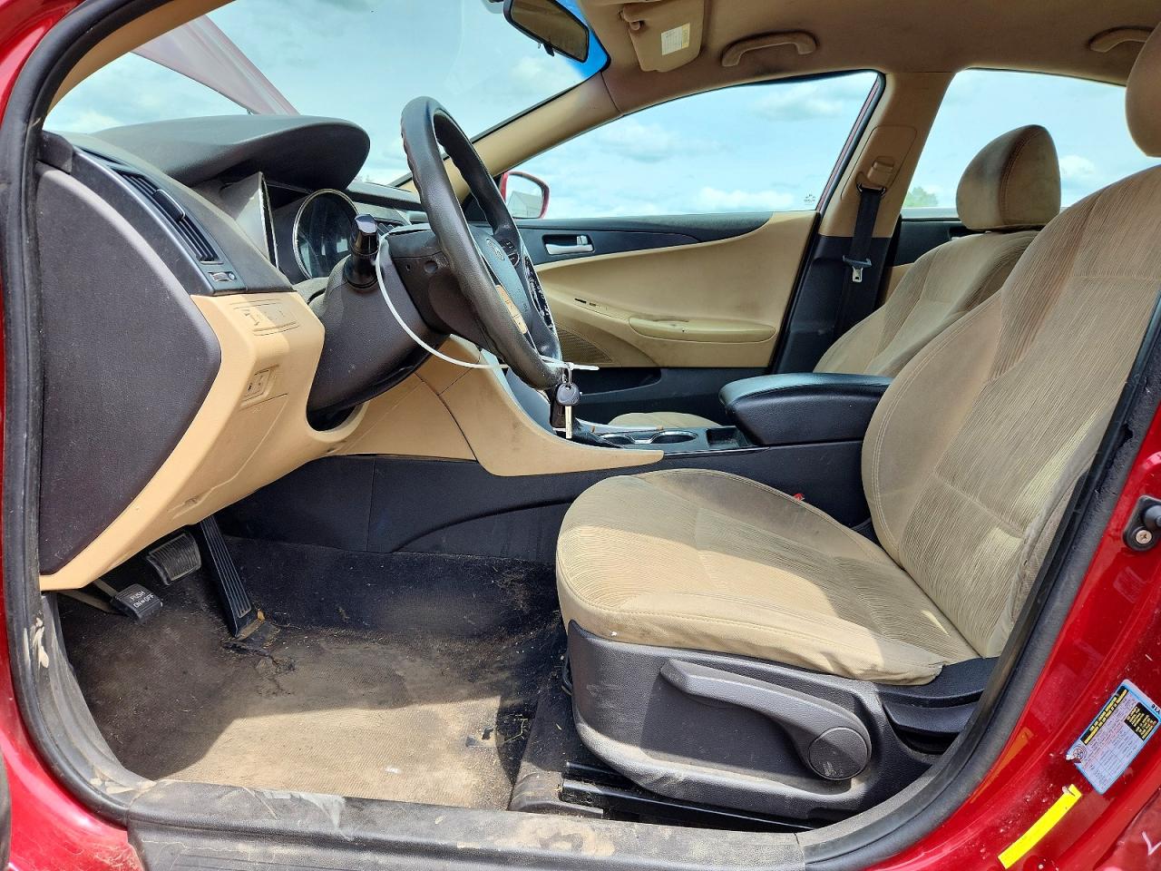 2011 Hyundai Sonata Gls Red vin: 5NPEB4AC6BH228526