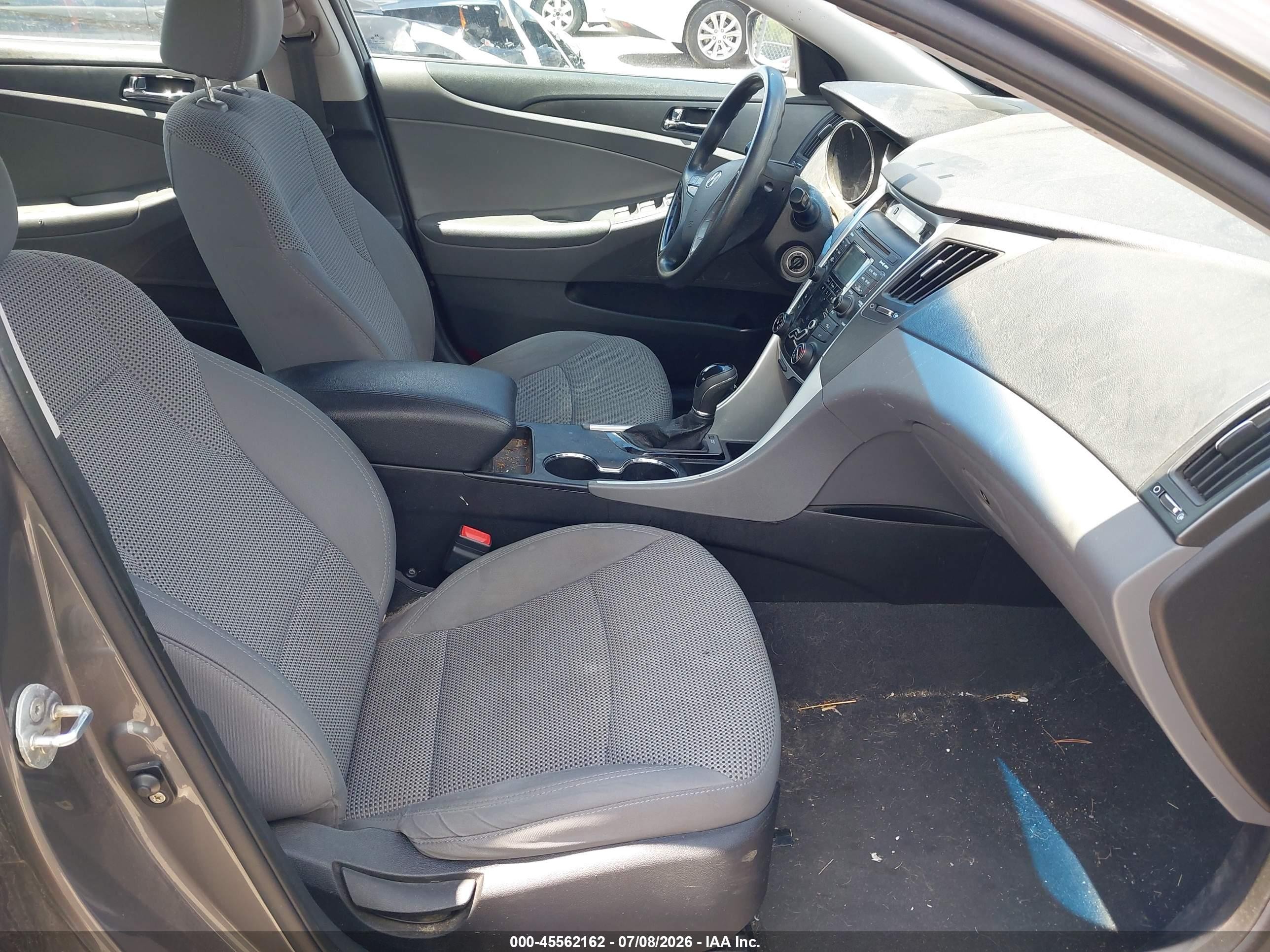 2011 Hyundai Sonata Gls Gray vin: 5NPEB4AC6BH232785