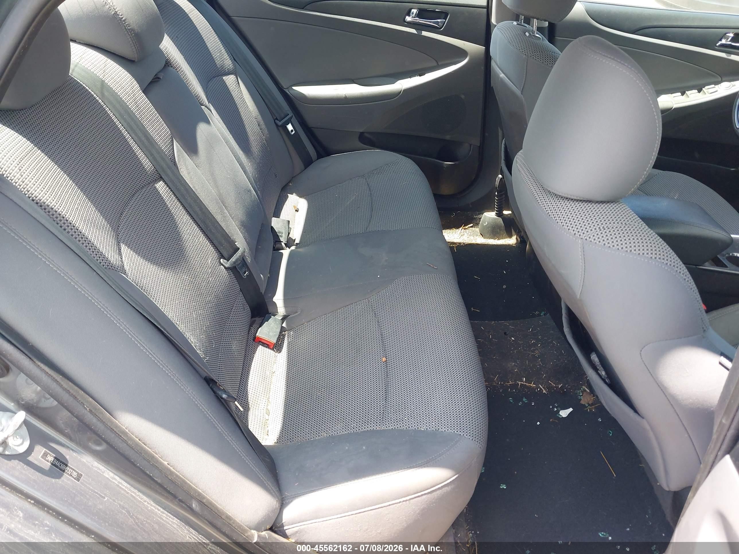 2011 Hyundai Sonata Gls Gray vin: 5NPEB4AC6BH232785