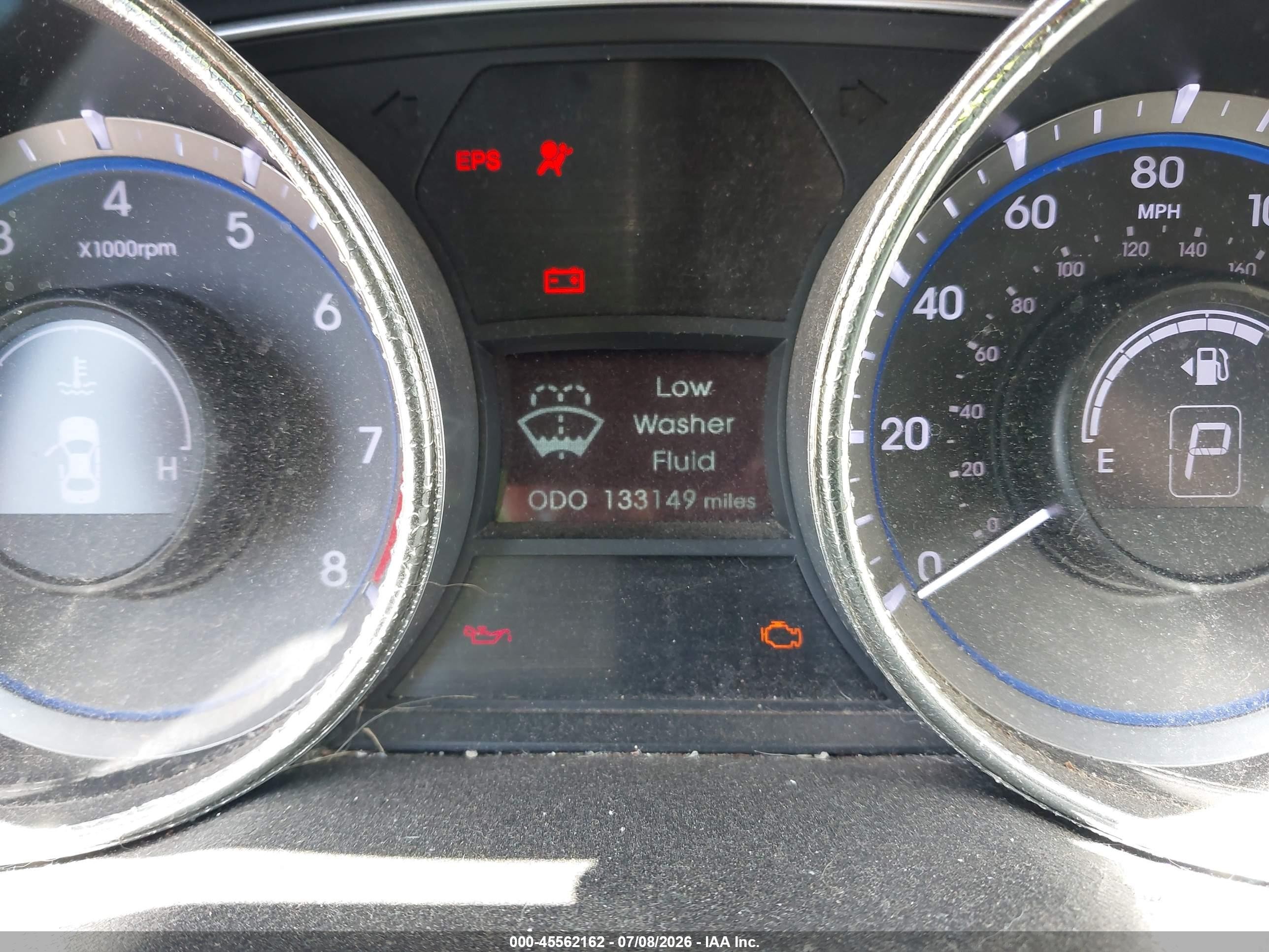 2011 Hyundai Sonata Gls Gray vin: 5NPEB4AC6BH232785