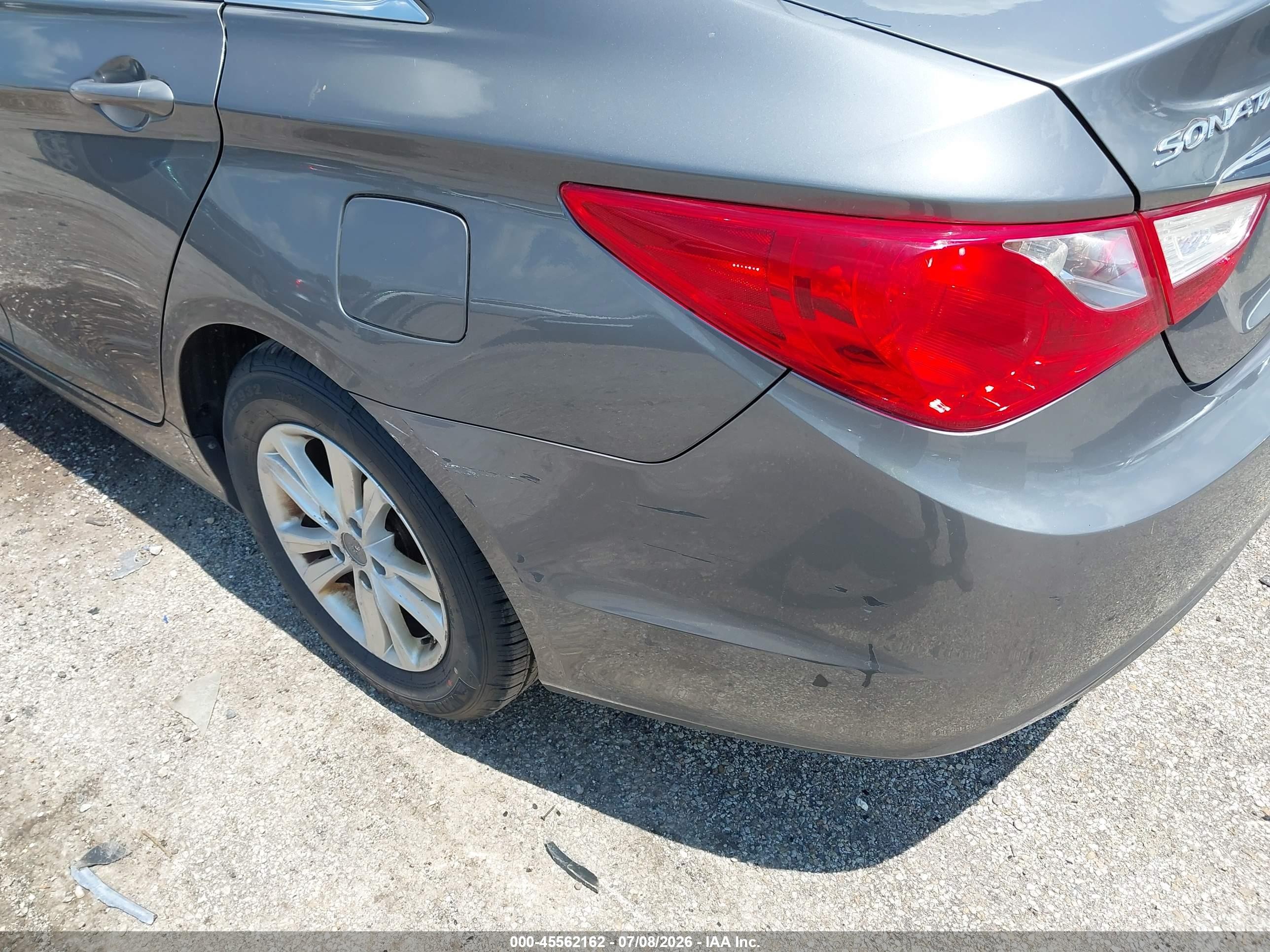 2011 Hyundai Sonata Gls Gray vin: 5NPEB4AC6BH232785
