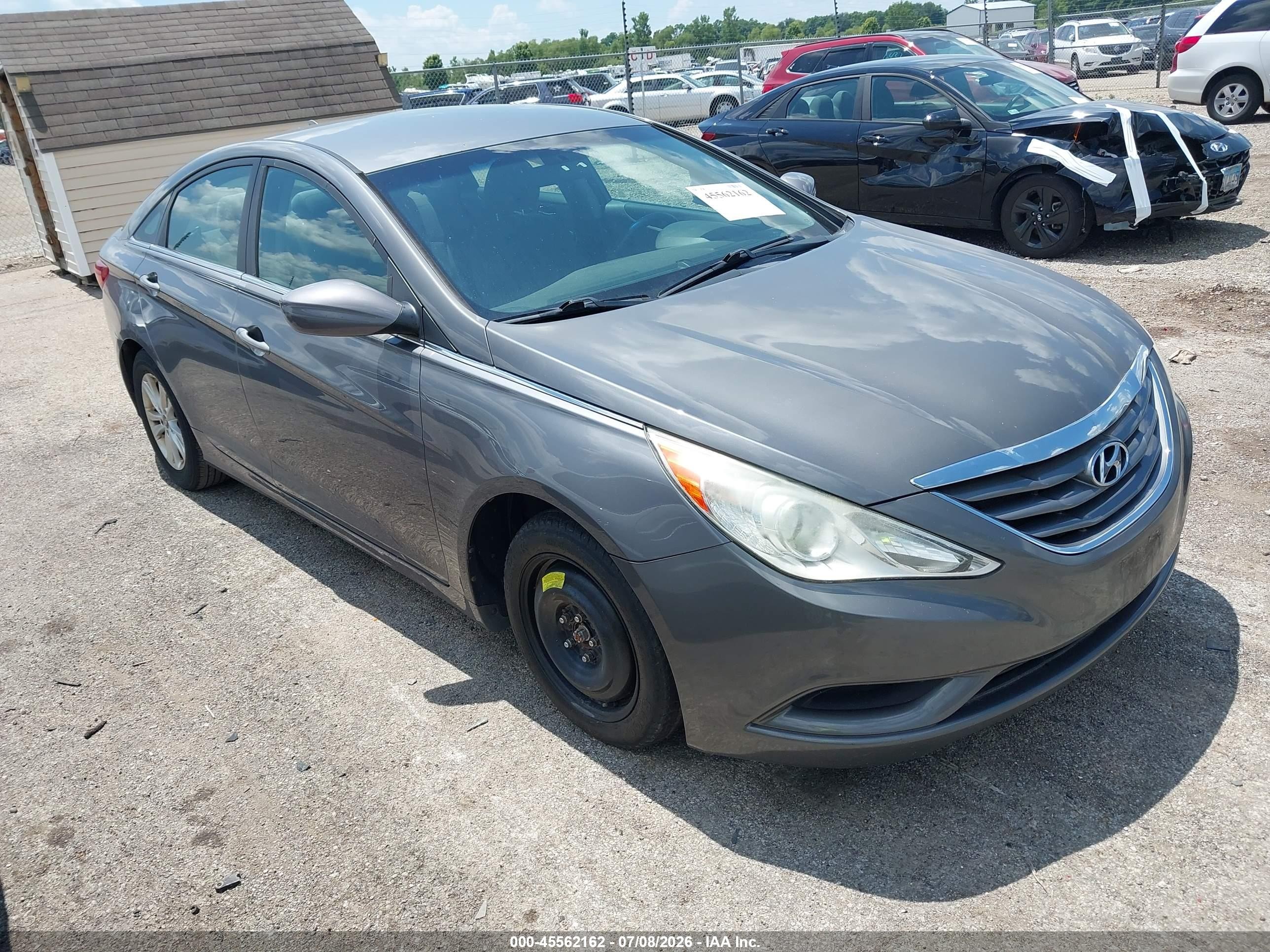 2011 Hyundai Sonata Gls Gray vin: 5NPEB4AC6BH232785