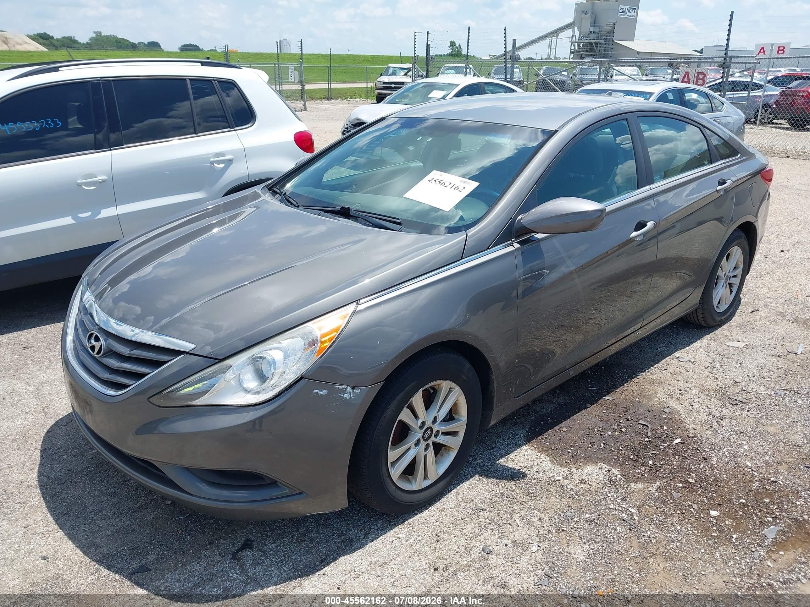 2011 Hyundai Sonata Gls Gray vin: 5NPEB4AC6BH232785