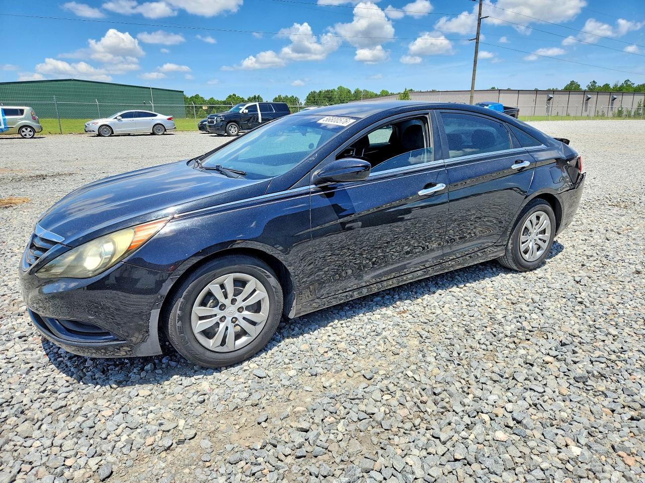 2011 Hyundai Sonata Gls Black vin: 5NPEB4AC6BH234603