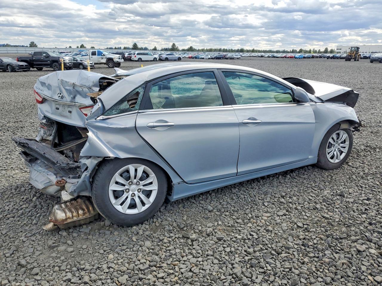2011 Hyundai Sonata Gls Silver vin: 5NPEB4AC6BH252535