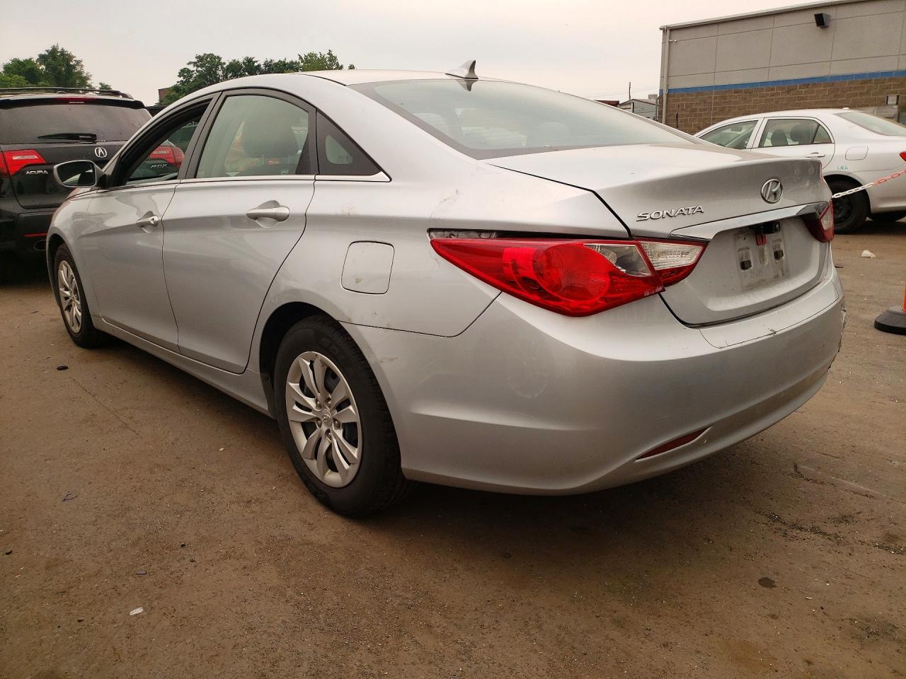 2011 Hyundai Sonata Gls Silver vin: 5NPEB4AC6BH252650