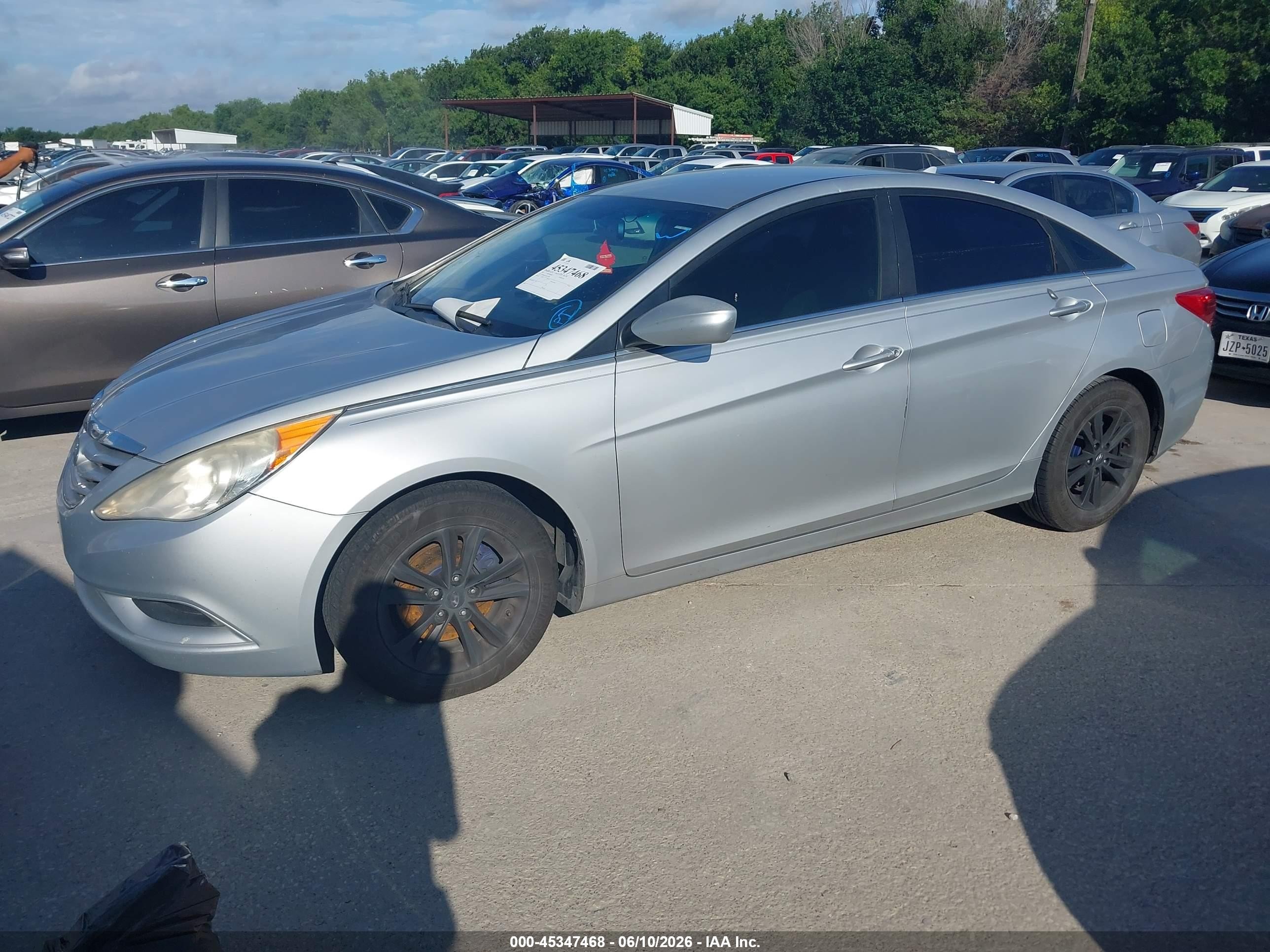 2011 Hyundai Sonata Gls Gray vin: 5NPEB4AC6BH257184